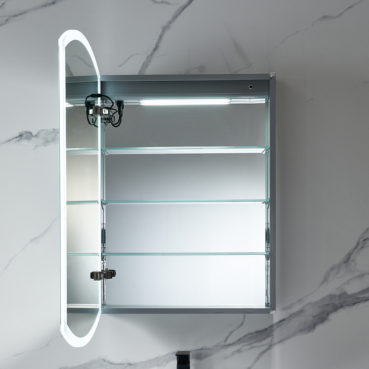 Castor – 24 Inch LED Medicine Cabinet - Shop at Home Craft Studio - 3