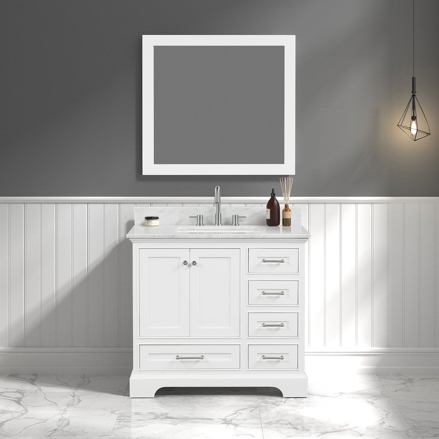 Copenhagen 36″ Vanity - Shop at Home Craft Studio - 1