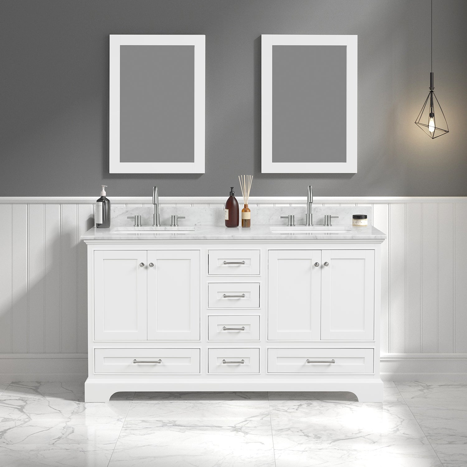 Copenhagen 60″ Vanity - Shop at Home Craft Studio - 1