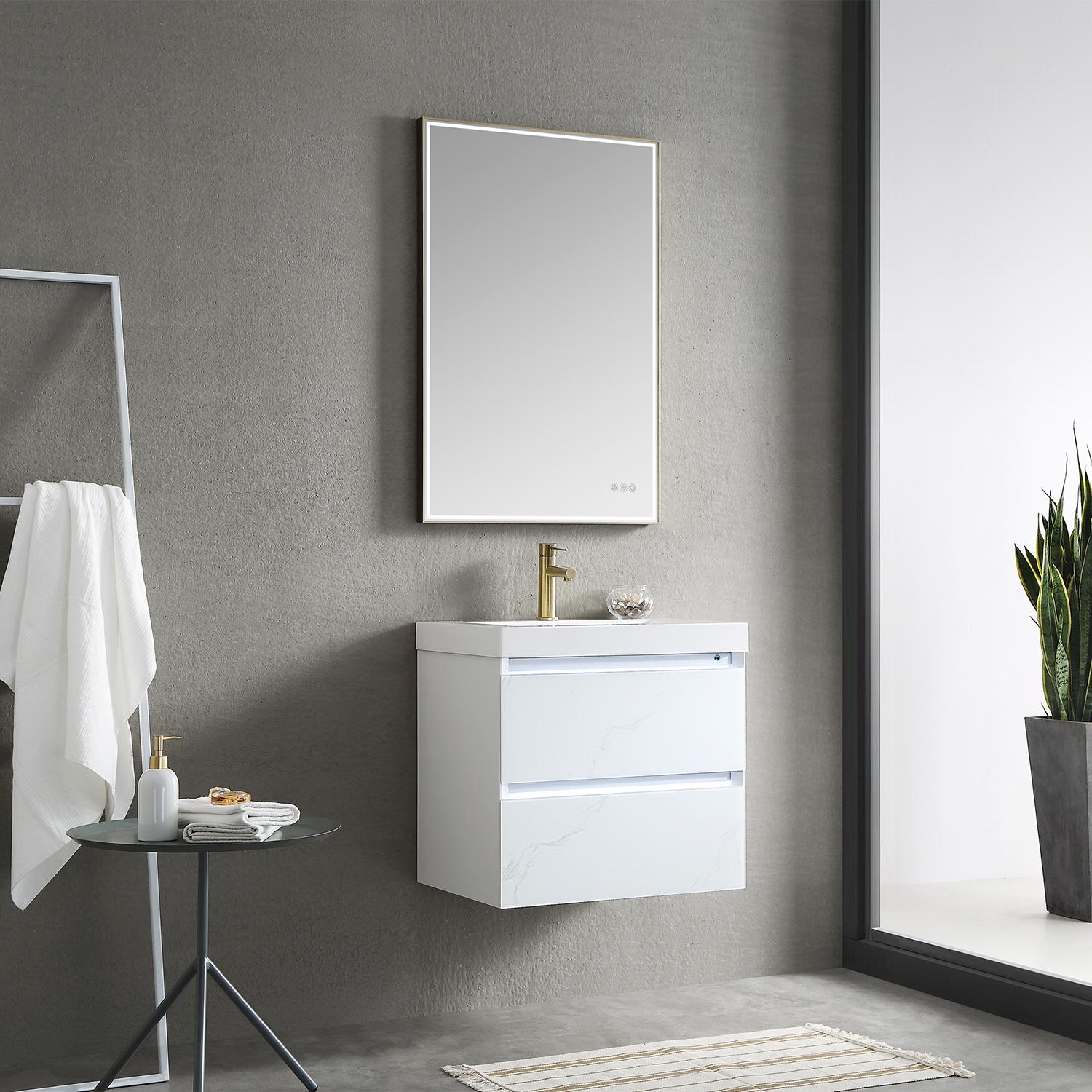 Jena 24 Inch Vanity(LED Illuminated) - Shop at Home Craft Studio - 1
