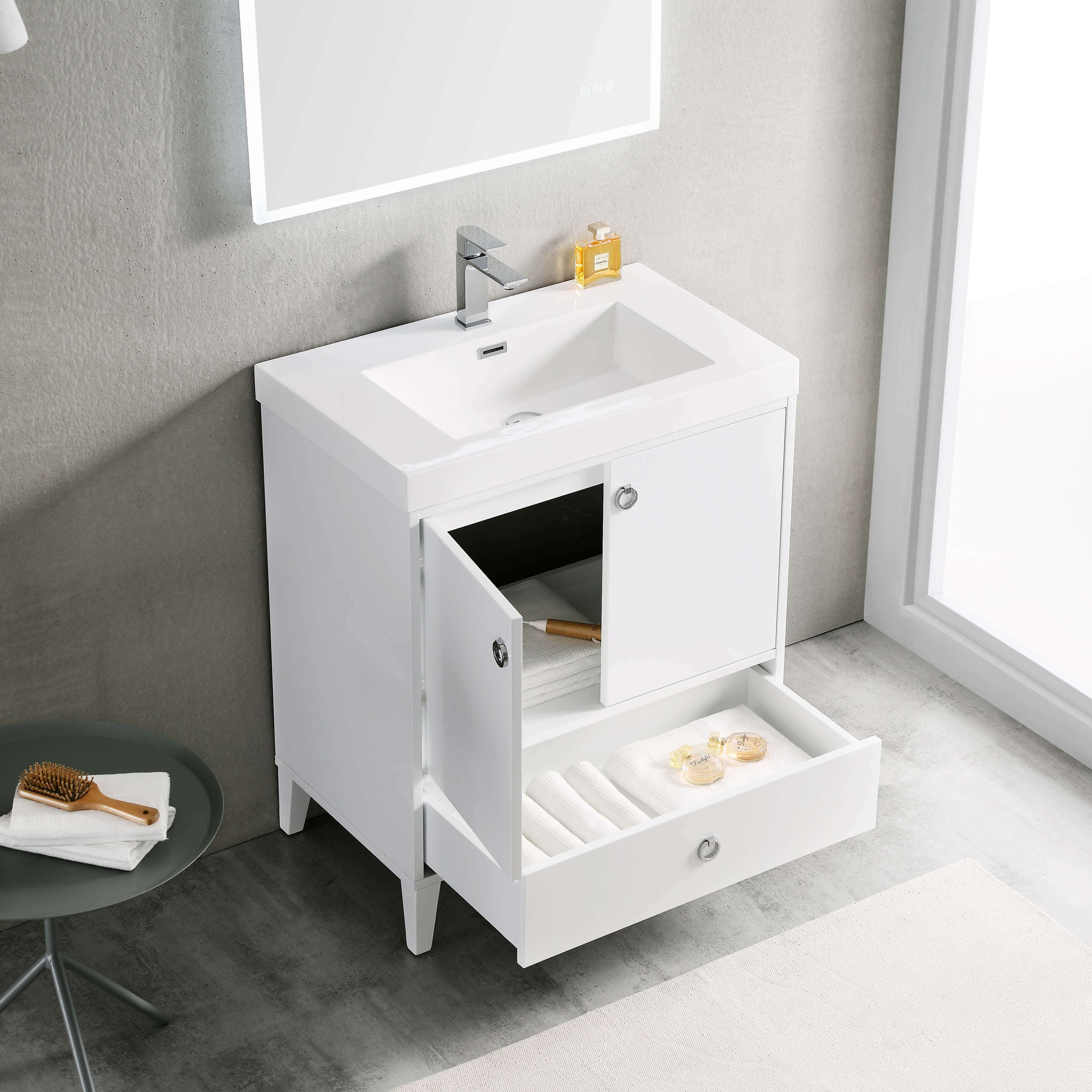 Lyon 30 Inch Vanity - Shop at Home Craft Studio - 4