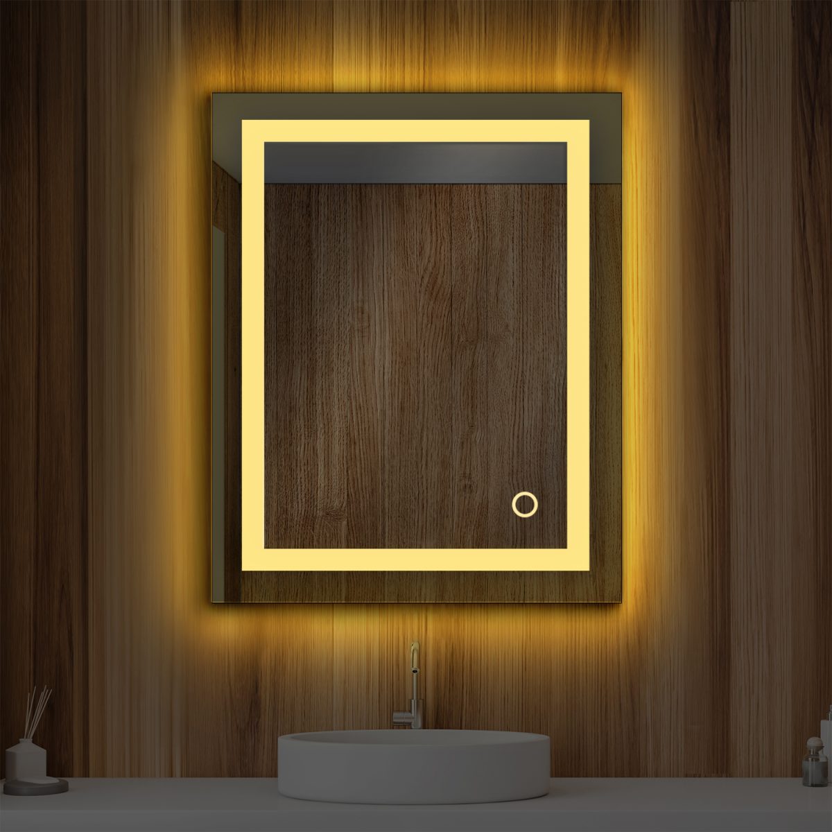 Lyra 24 x 30 Inch LED Mirror - Shop at Home Craft Studio - 2
