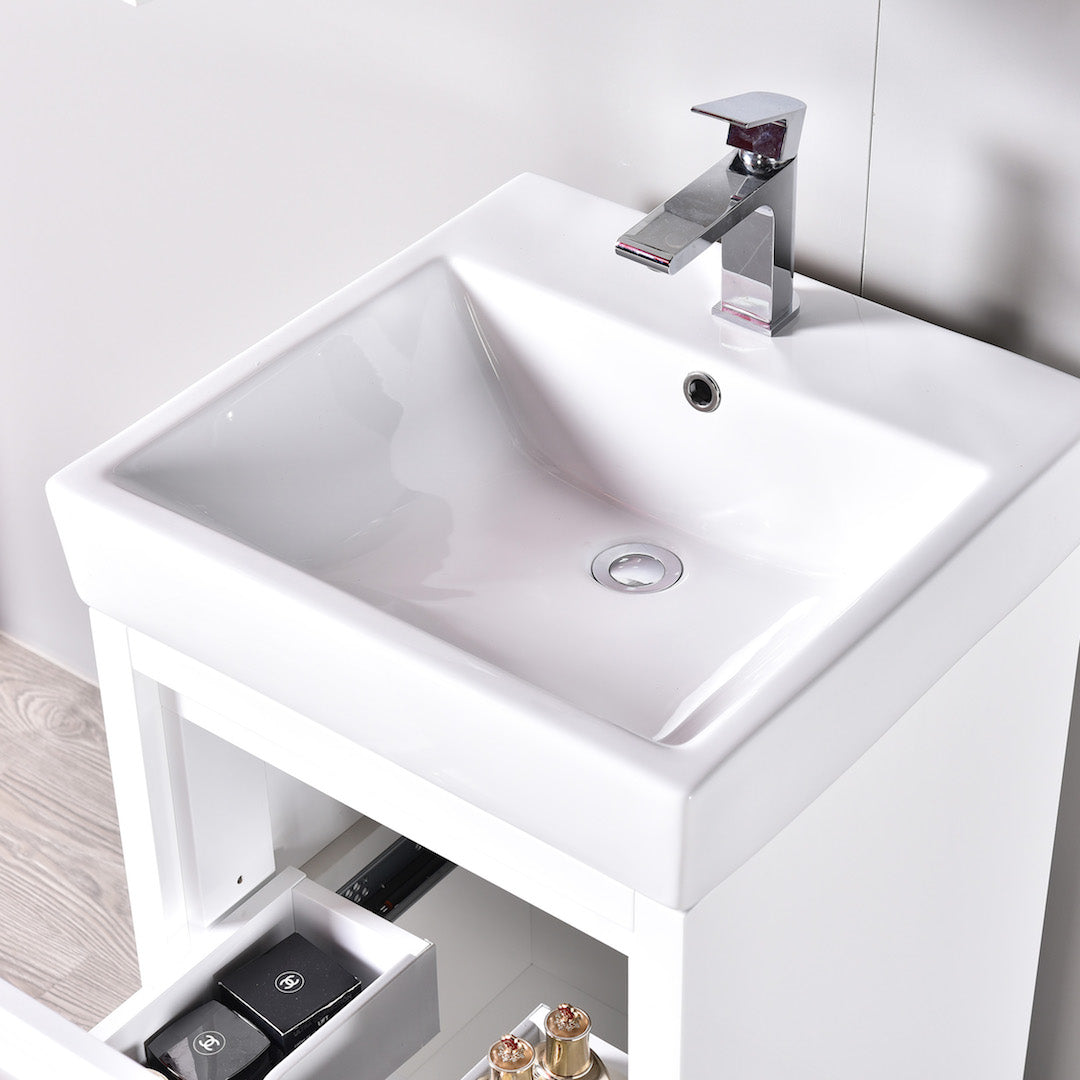 Milan 20 Inch Vanity - Shop at Home Craft Studio - 4