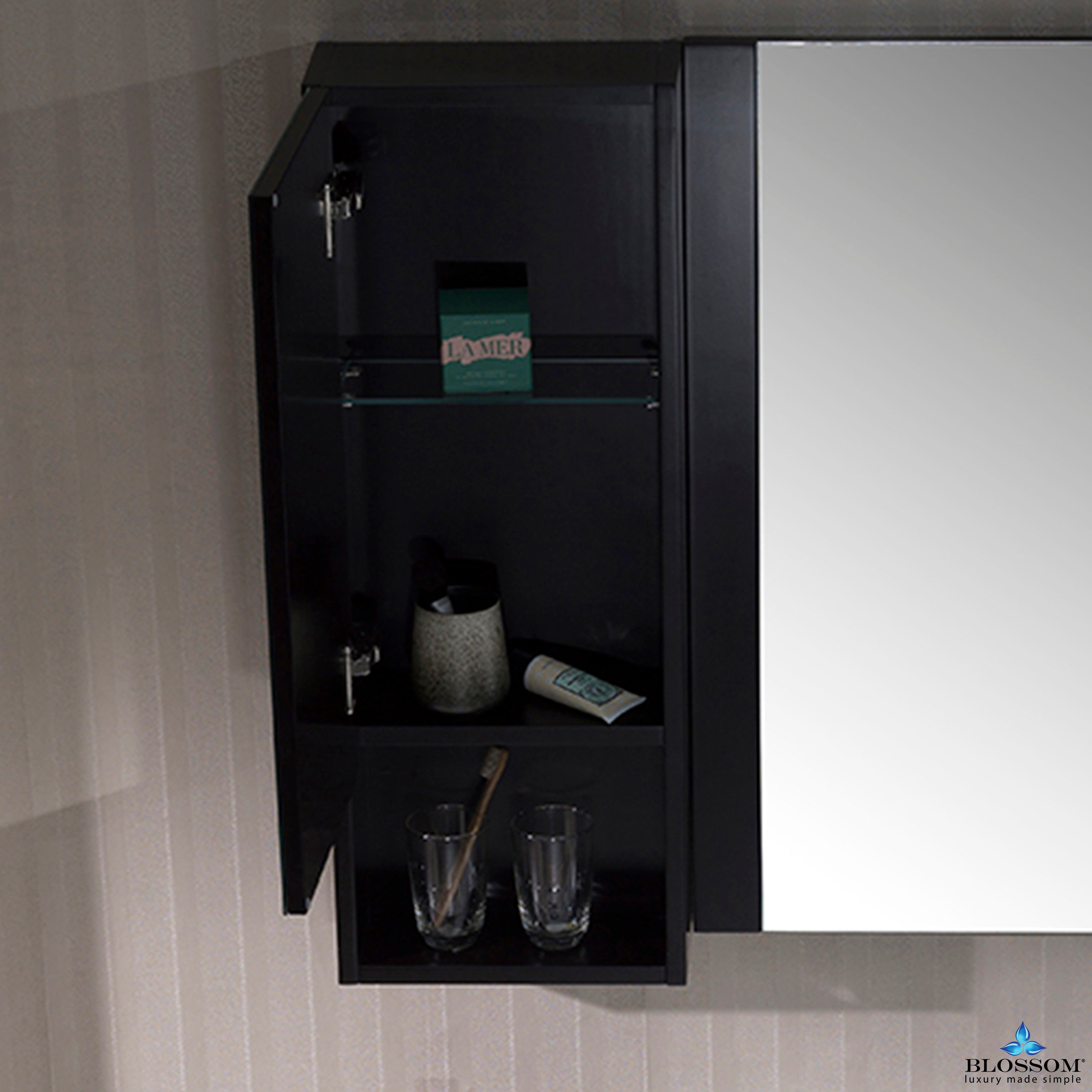 Monaco 12 Inch Medicine Wall Cabinet - Shop at Home Craft Studio - 2