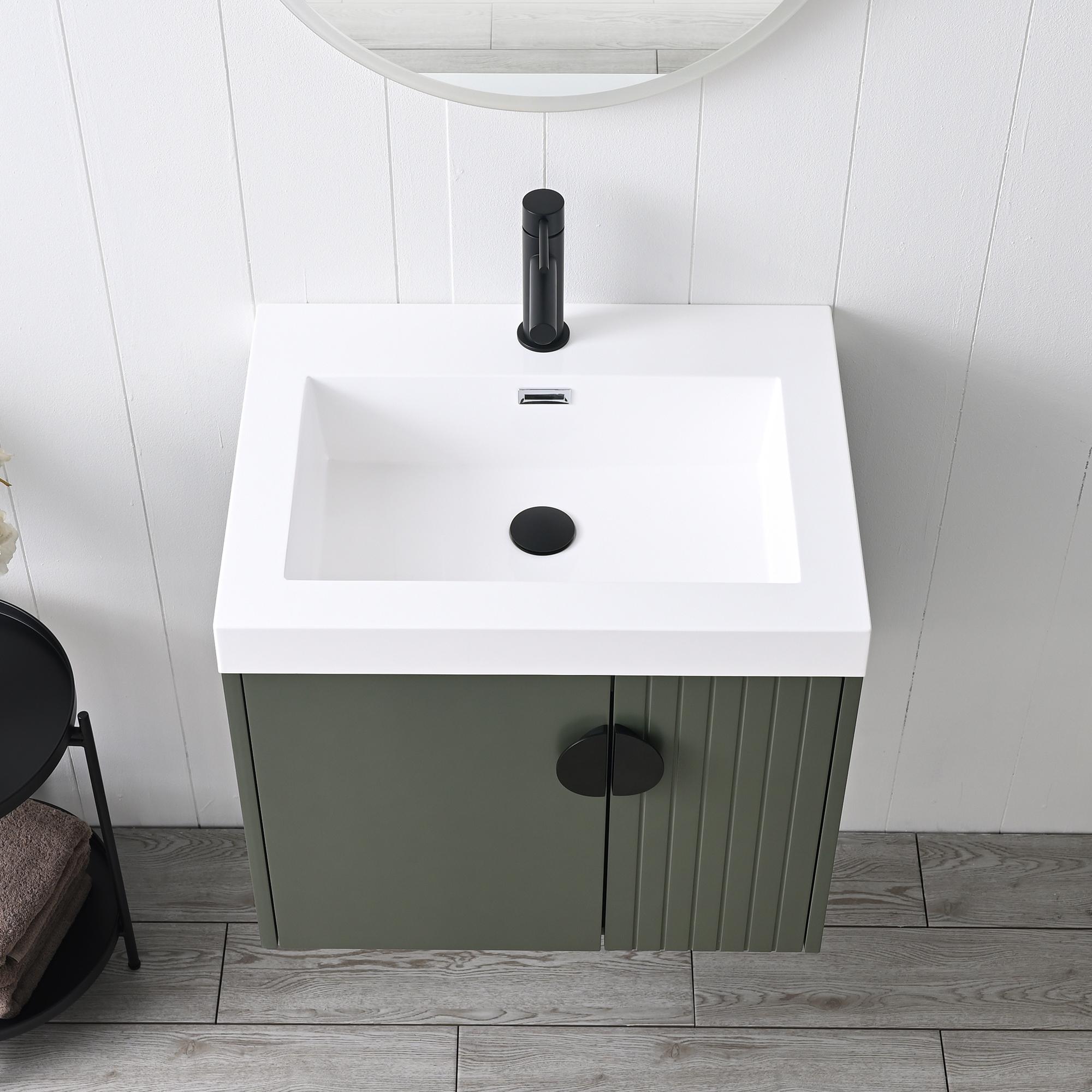 Moss 24″ Vanity with Acrylic Sink - Shop at Home Craft Studio - 5