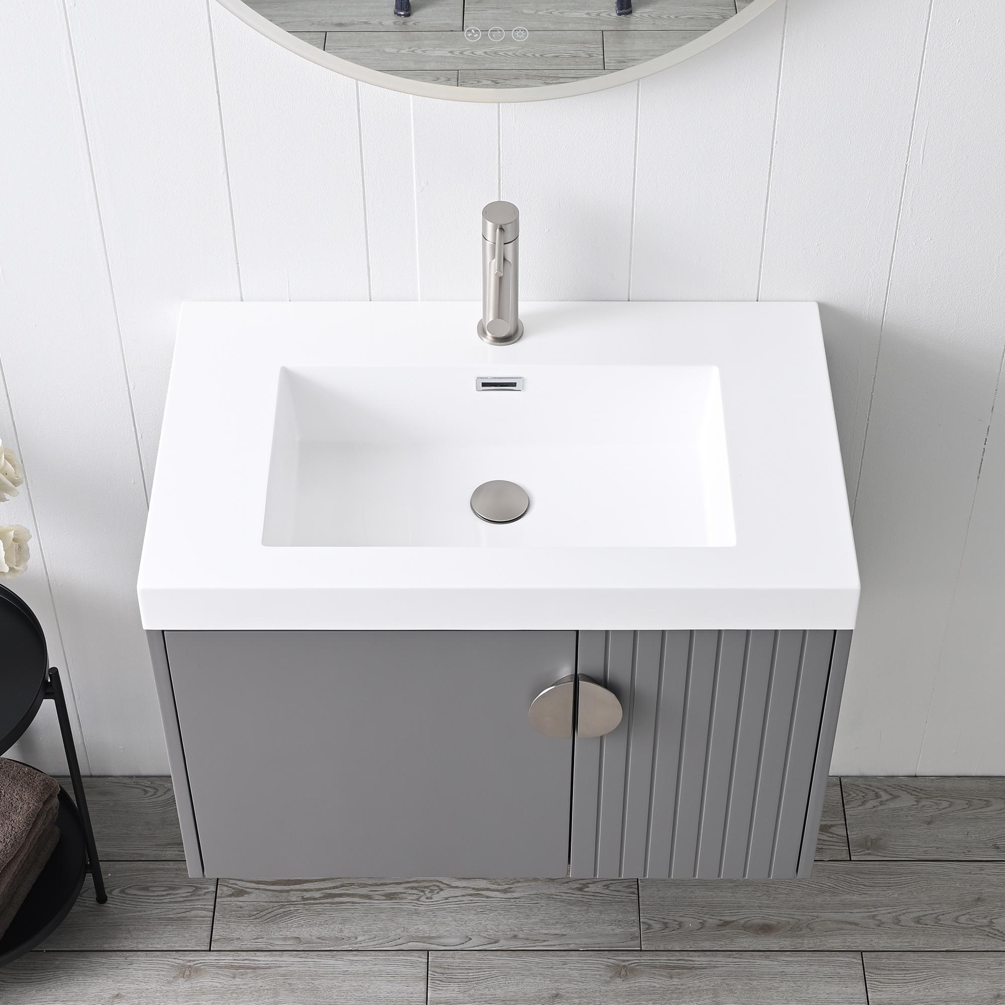Moss 30″ Vanity with Acrylic Sink - Shop at Home Craft Studio - 7