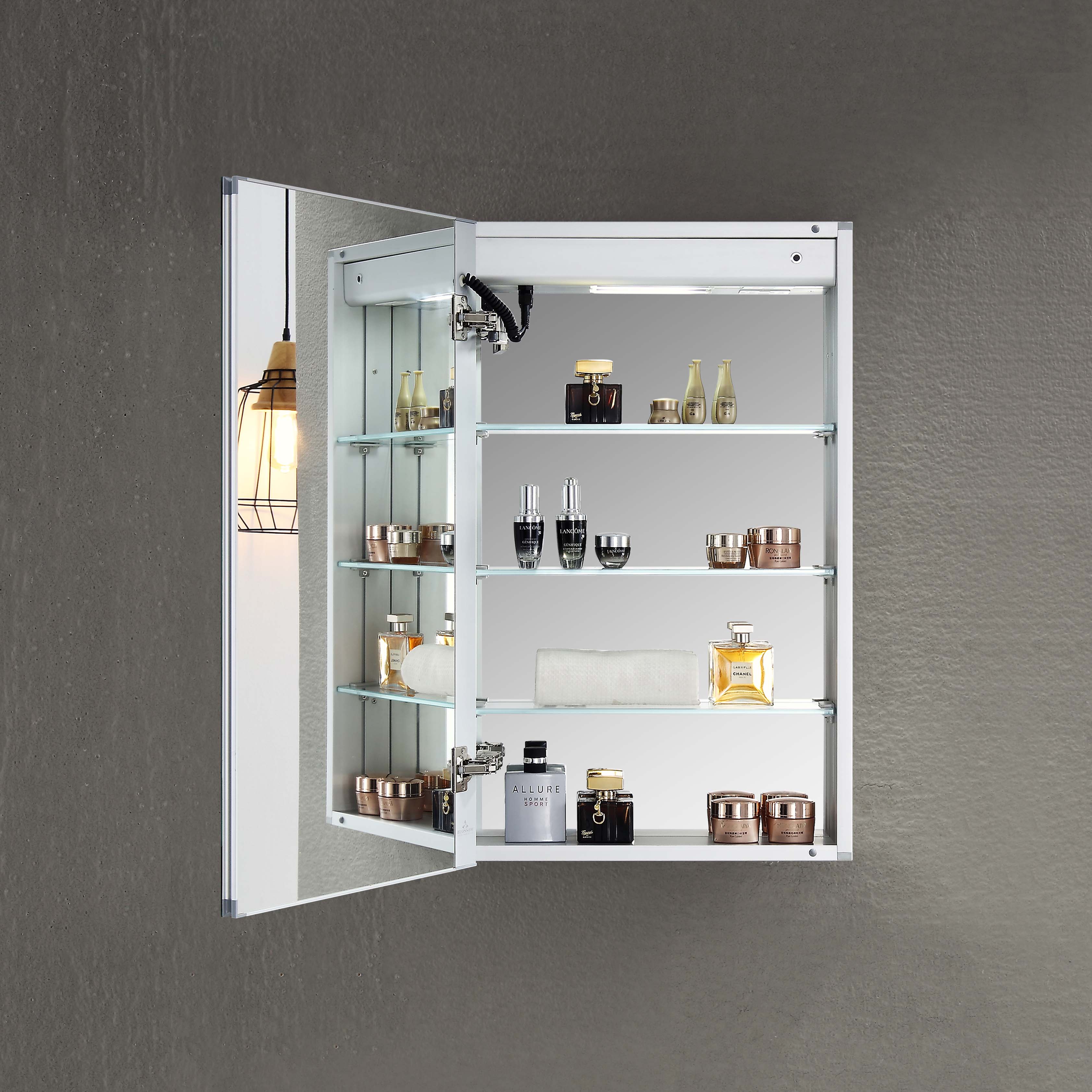 Pillar – 20 Inches LED Medicine Cabinet - Shop at Home Craft Studio - 5