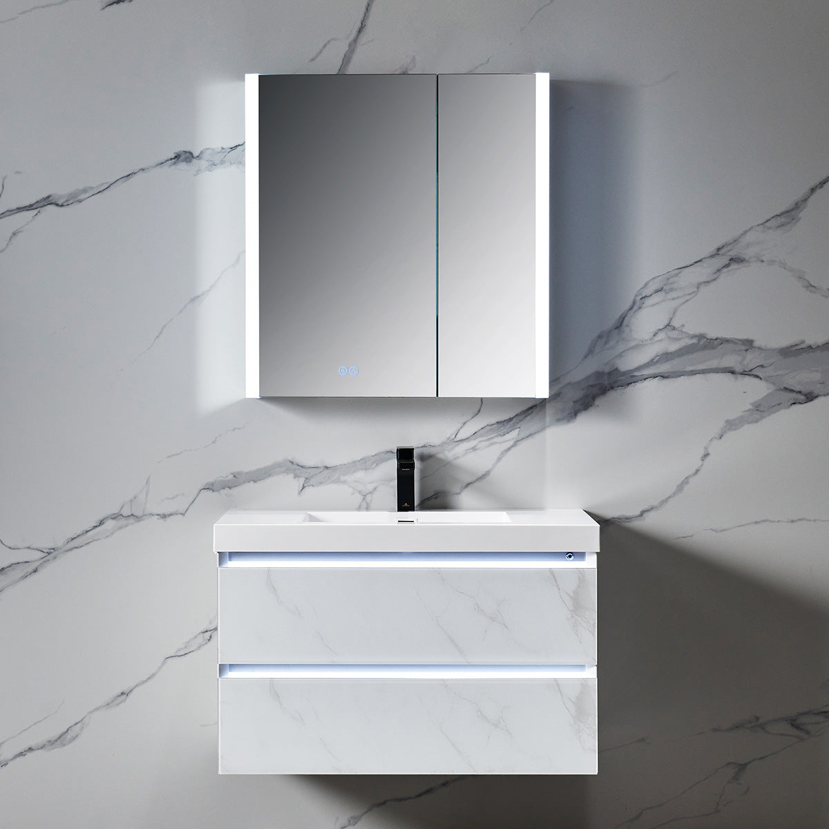 Pollux- 30 Inch LED Medicine Cabinet - Shop at Home Craft Studio - 1