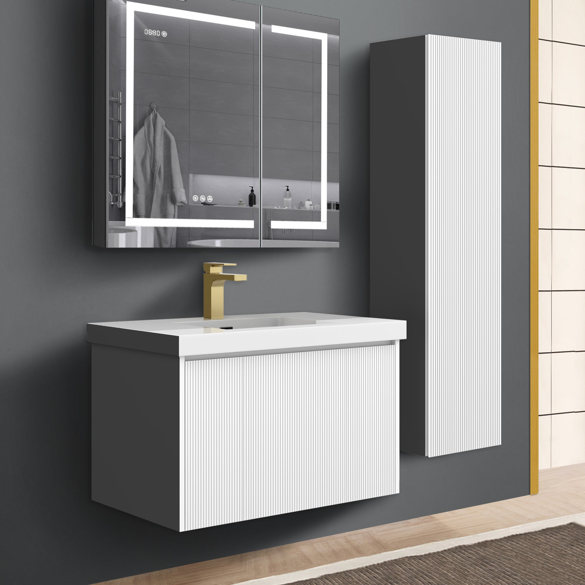 Positano 12″ Side Cabinet - Shop at Home Craft Studio - 5