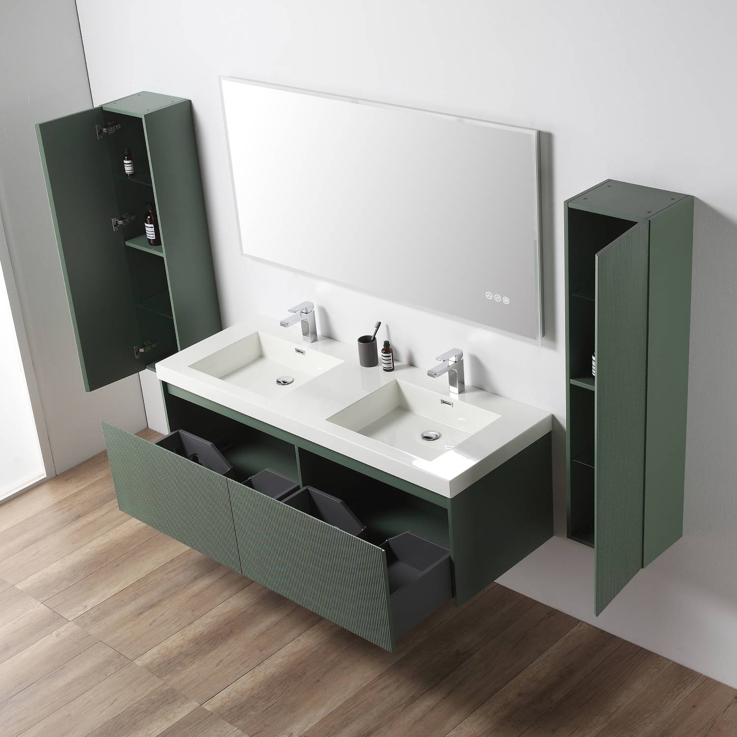 Positano 60″ Double Vanity - Shop at Home Craft Studio - 2