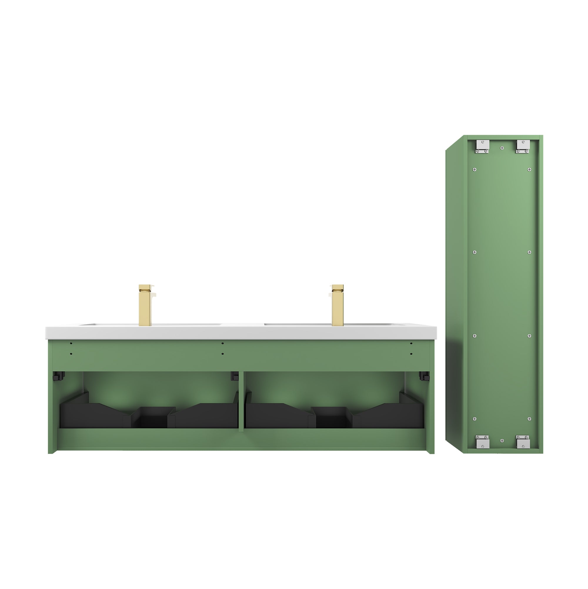 Positano 60″ Double Vanity - Shop at Home Craft Studio - 8