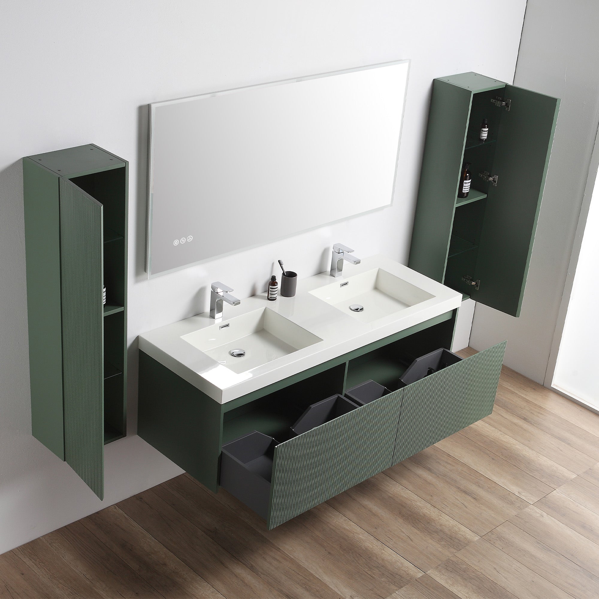 Positano 72″ Double Vanity - Shop at Home Craft Studio - 2