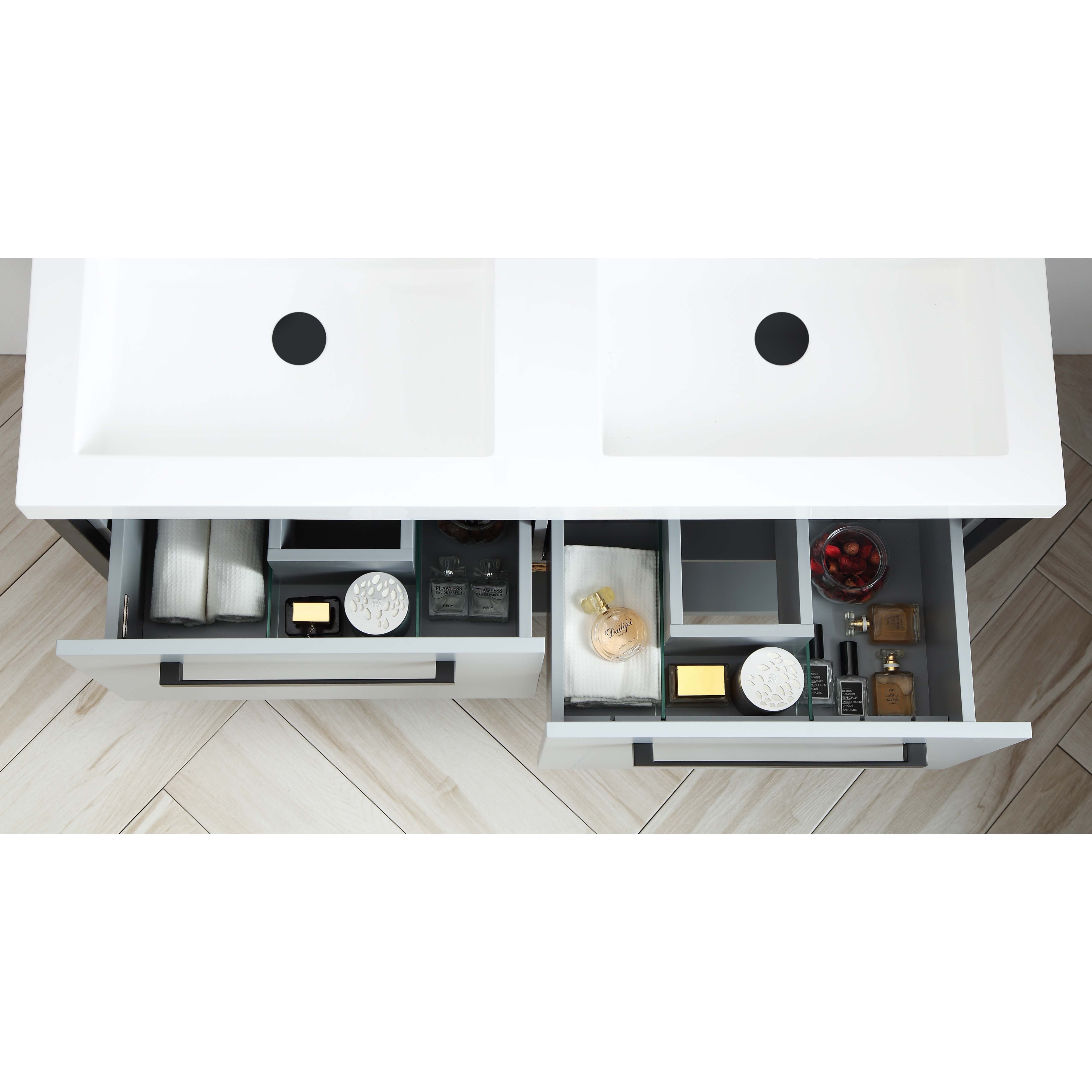 Riga 48 Inch Vanity – Double Sinks - Shop at Home Craft Studio - 5