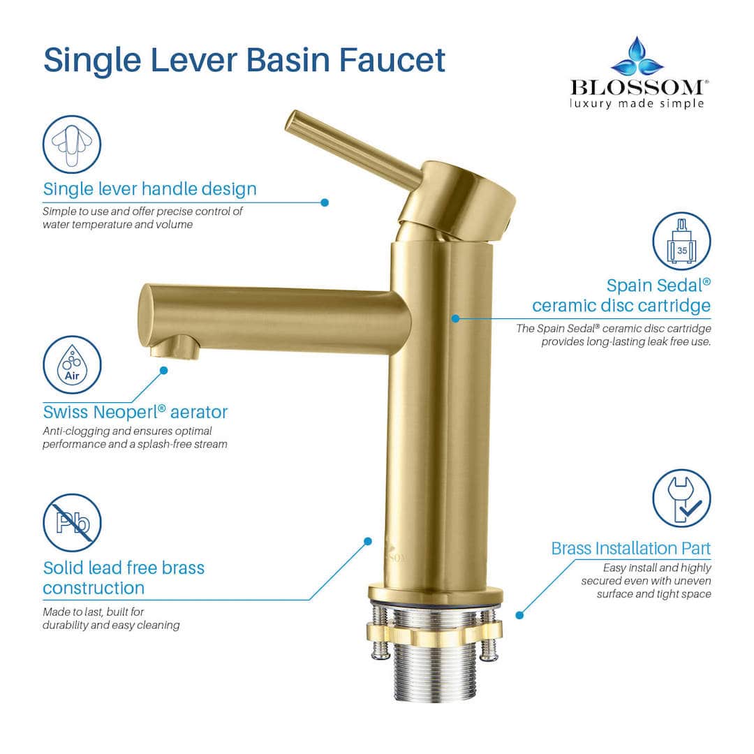 Single Handle Lavatory Faucet – F01 116 - Shop at Home Craft Studio - 5
