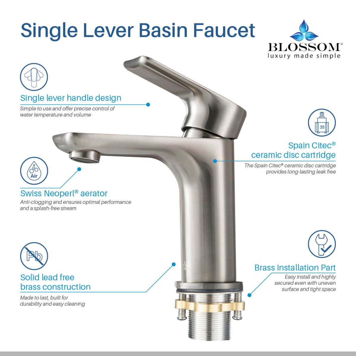Single Handle Lavatory Faucet – F01 120 - Shop at Home Craft Studio - 14