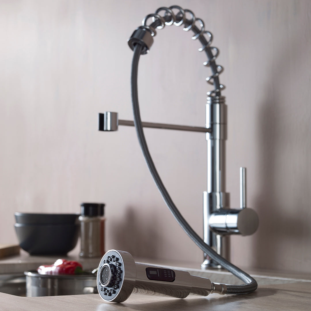 Single Handle Pull Out Kitchen Faucet – F01 205 - Shop at Home Craft Studio - 4