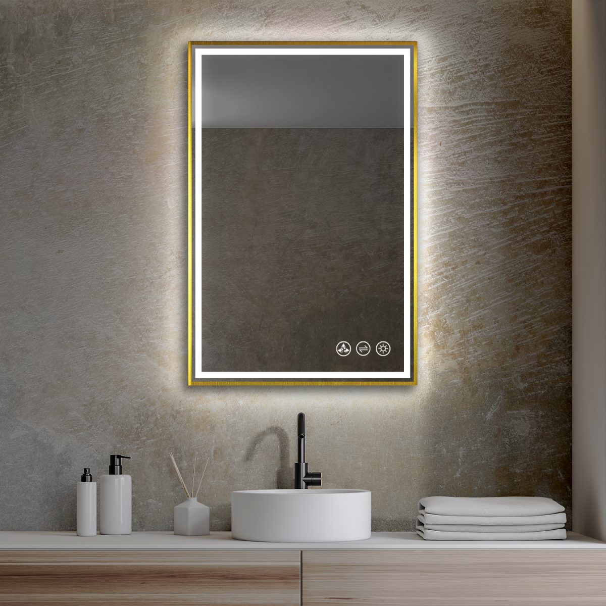 Stellar 24 Inch LED Mirror - Shop at Home Craft Studio - 1