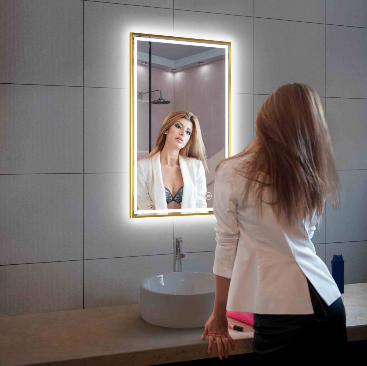 Stellar 24 Inch LED Mirror - Shop at Home Craft Studio - 4