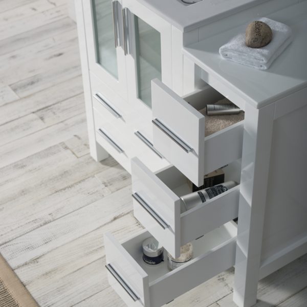 Sydney 36 Inch Vanity with Side Cabinet - Shop at Home Craft Studio - 11