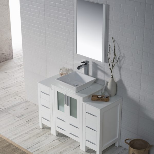Sydney 48 Inch Vanity with Side Cabinet - Shop at Home Craft Studio - 6