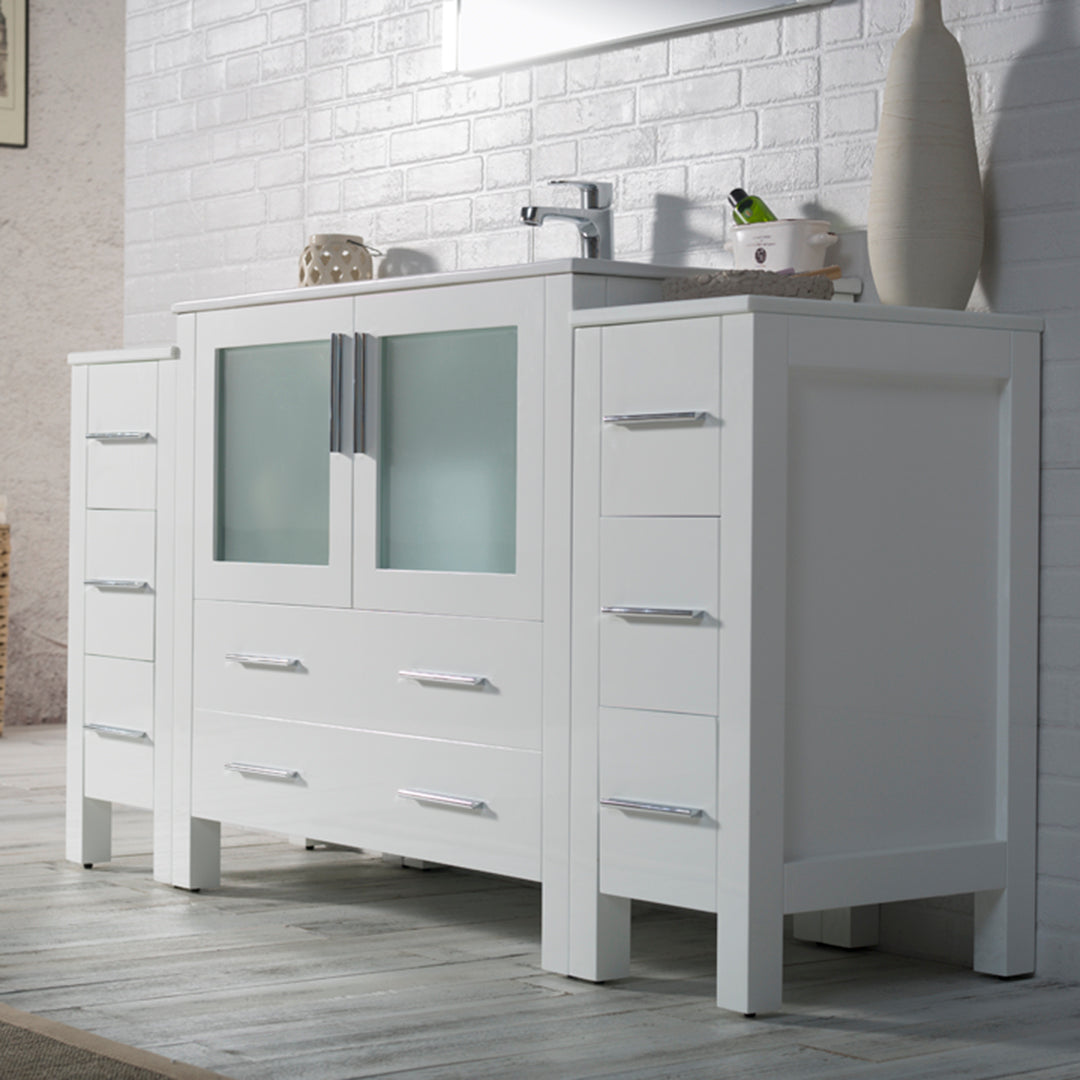 Sydney 60 Inch Vanity with Side Cabinet - Shop at Home Craft Studio - 5