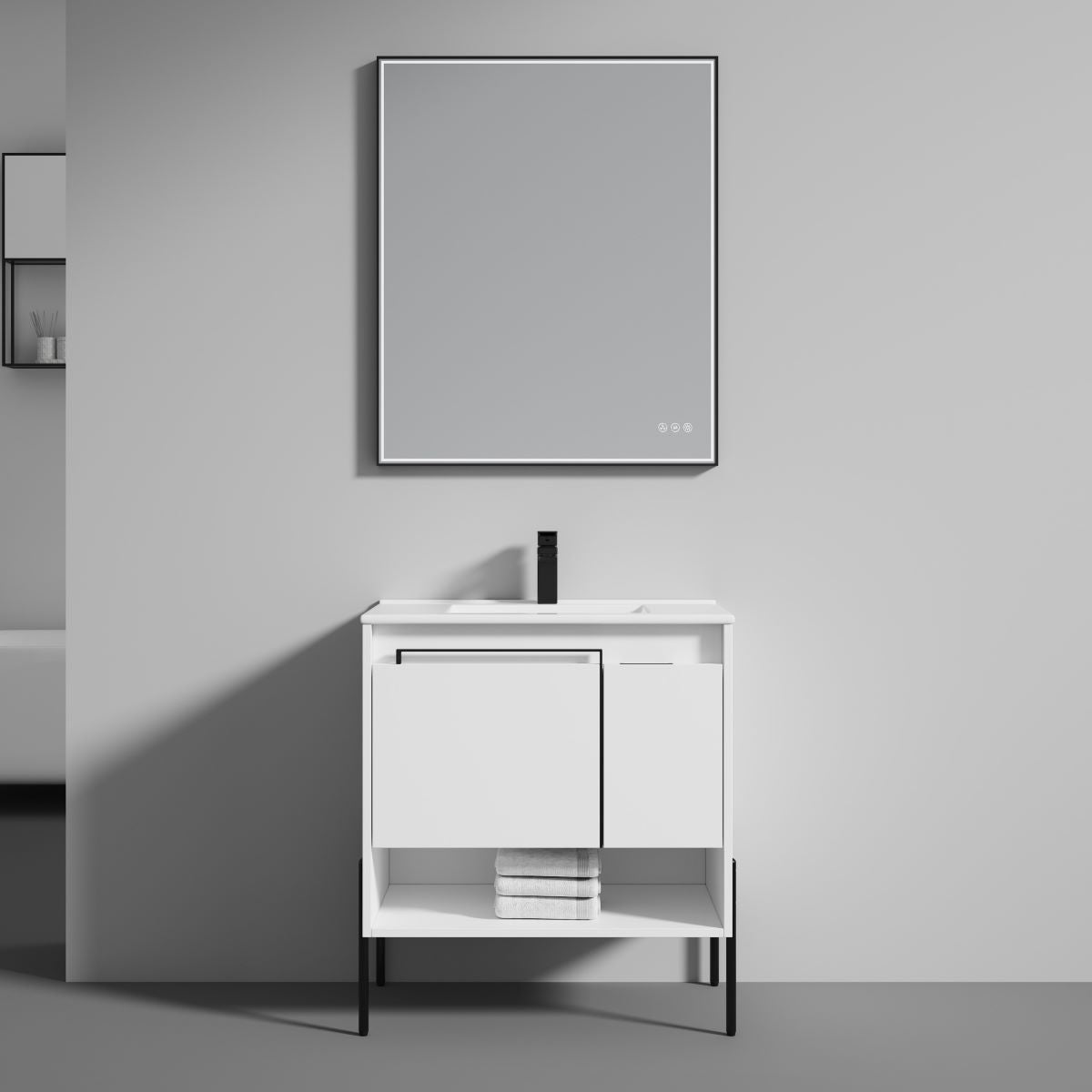 Turin 30″ Vanity - Shop at Home Craft Studio - 1