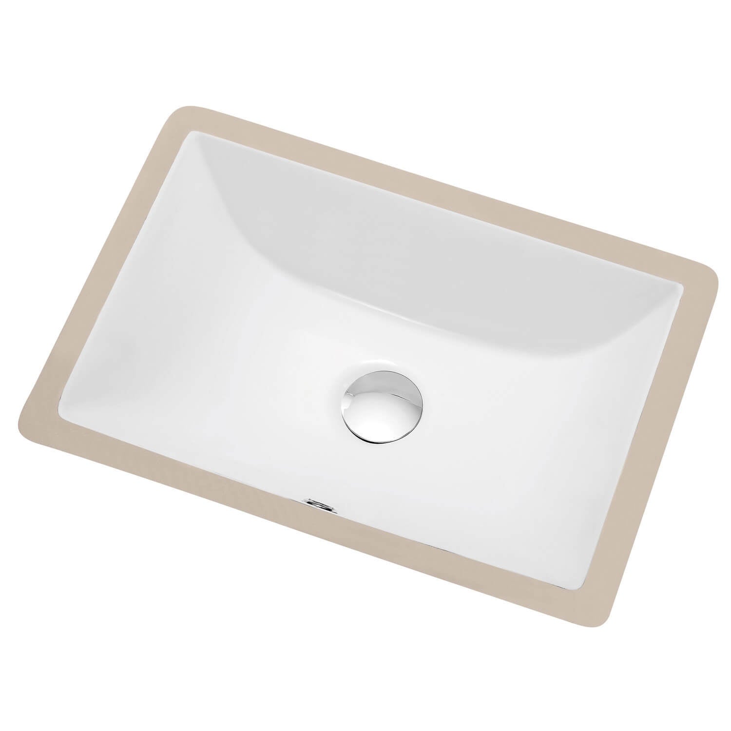 Undercounter Basin – White 18″ X 13″ Rectangular – C09 1813W - Shop at Home Craft Studio - 1