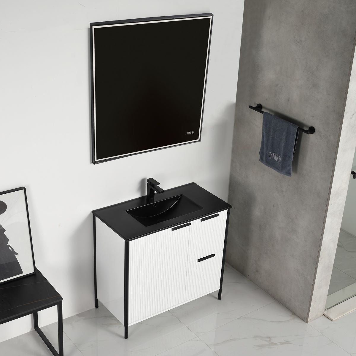 Zurich 36″ Vanity - Shop at Home Craft Studio - 3