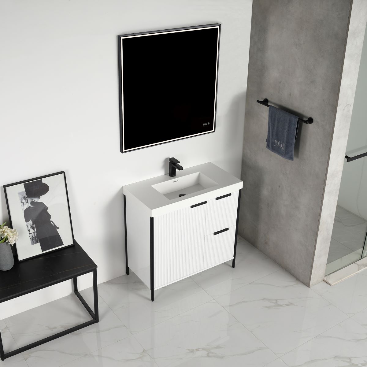 Zurich 36″ Vanity - Shop at Home Craft Studio - 16