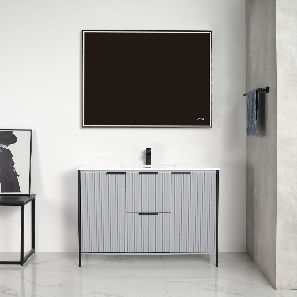 Zurich 48″ Vanity - Shop at Home Craft Studio - 3