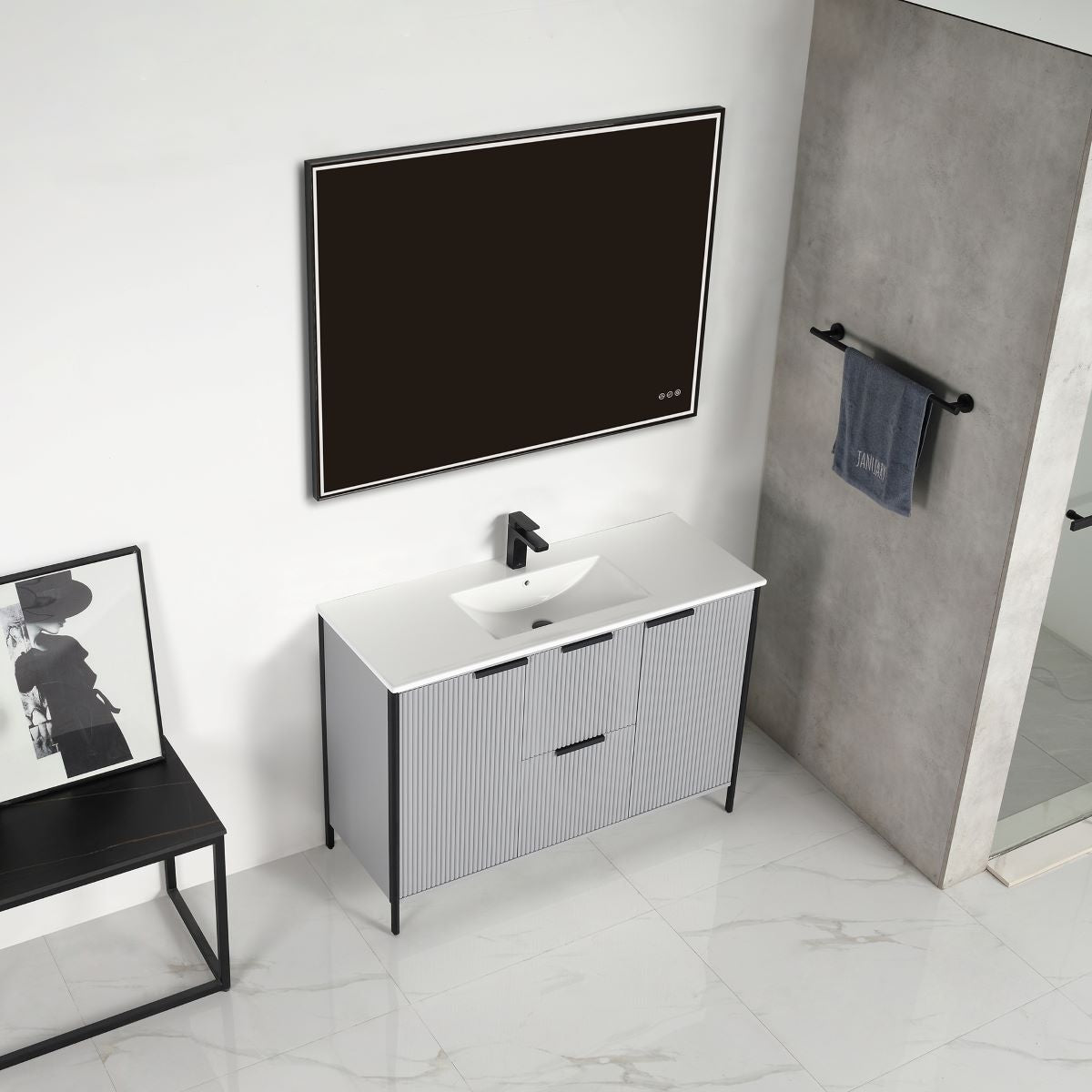 Zurich 48″ Vanity - Shop at Home Craft Studio - 8