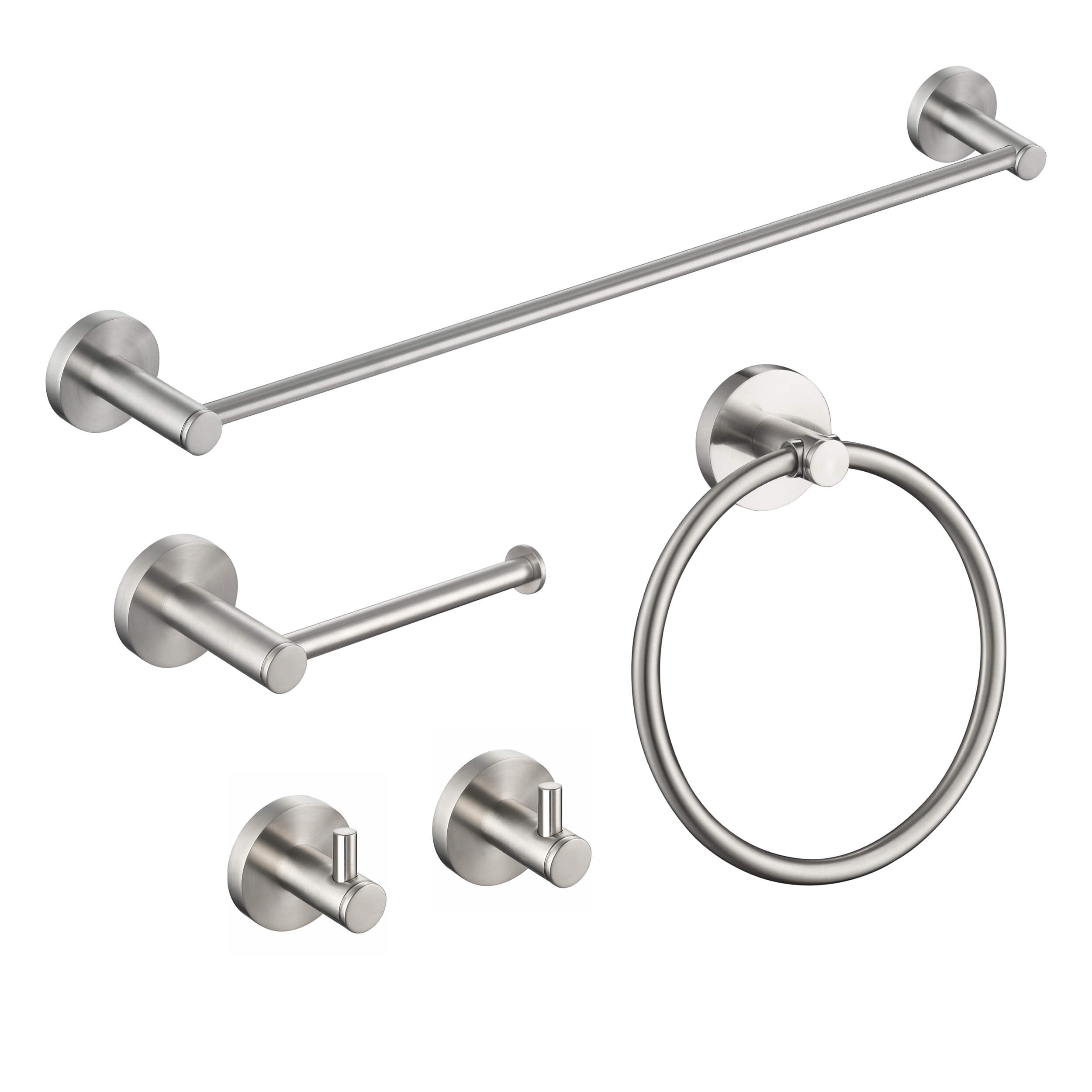 Halo 5-Piece Bathroom Hardware Set - C-CBA14-5-3