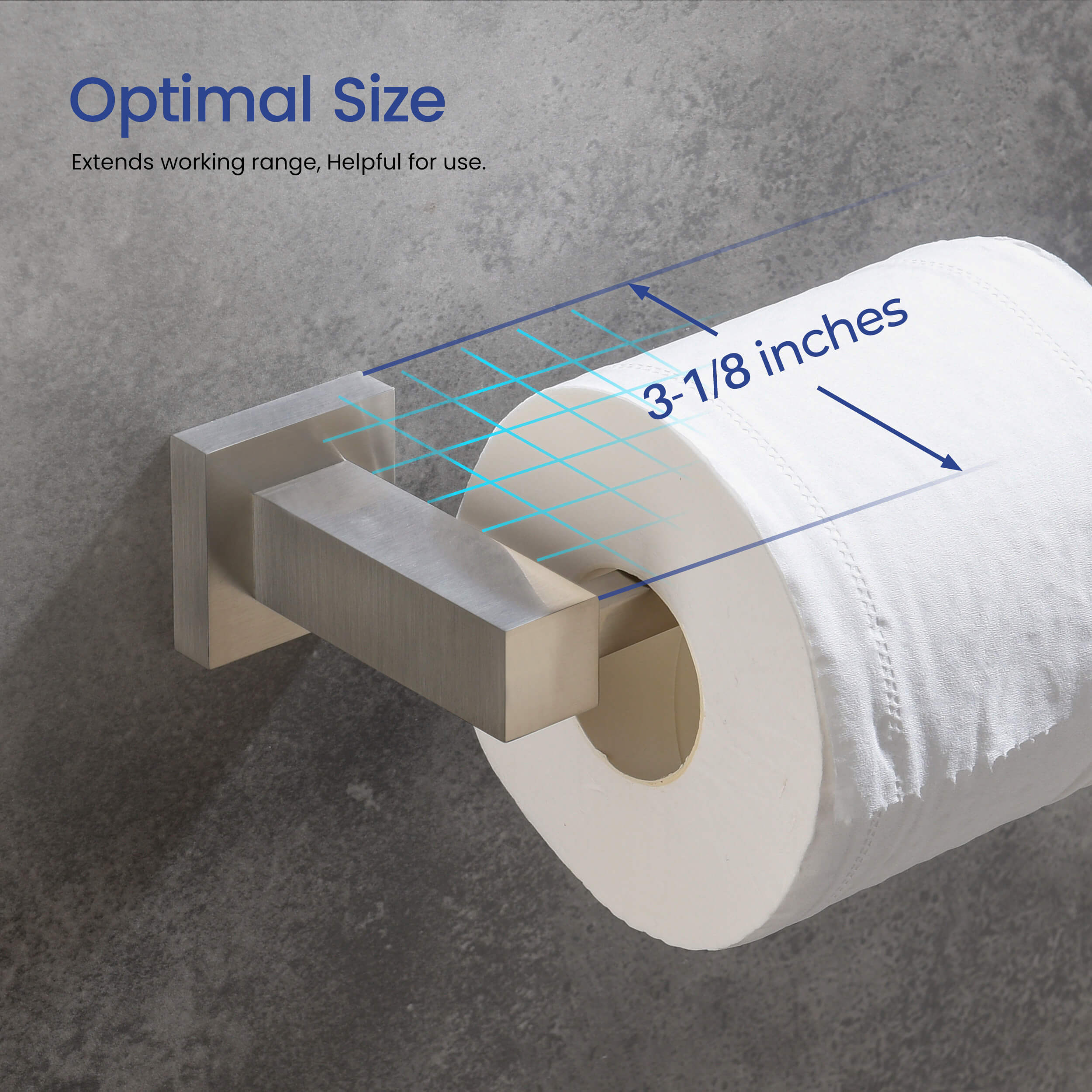 Quadra 2-Piece Bathroom Hardware Set - C-CBA15-2-2