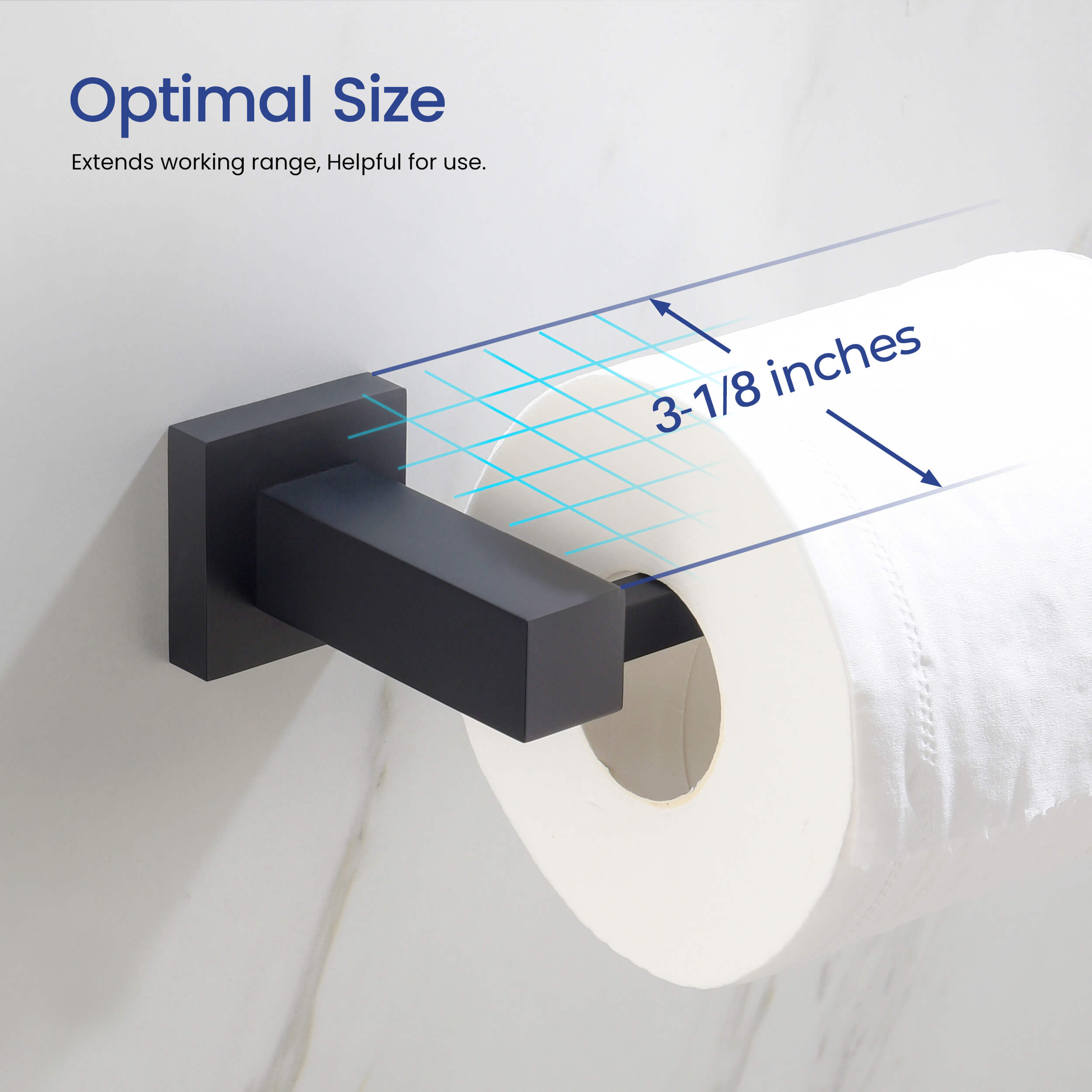 Quadra 2-Piece Bathroom Hardware Set - C-CBA15-2-2