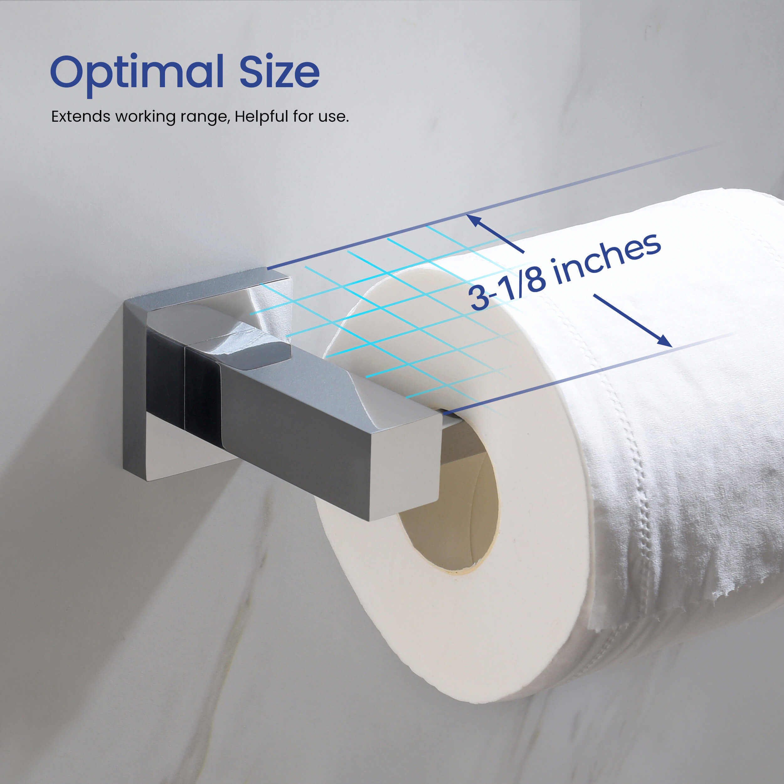 Quadra 5-Piece Bathroom Hardware Set - C-CBA15-5-1