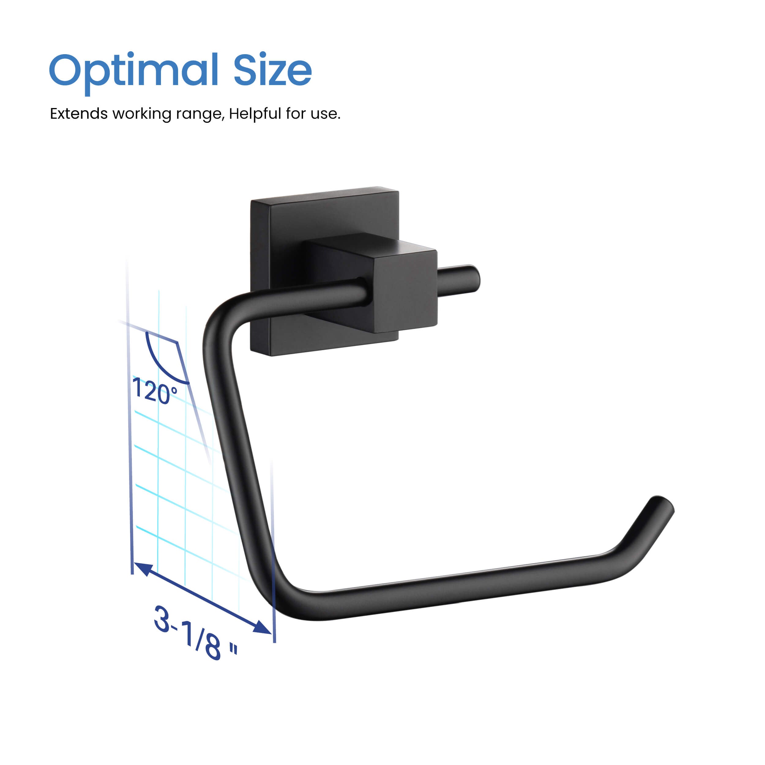 Quadra 5-Piece Bathroom Hardware Set - C-CBA15-5-4