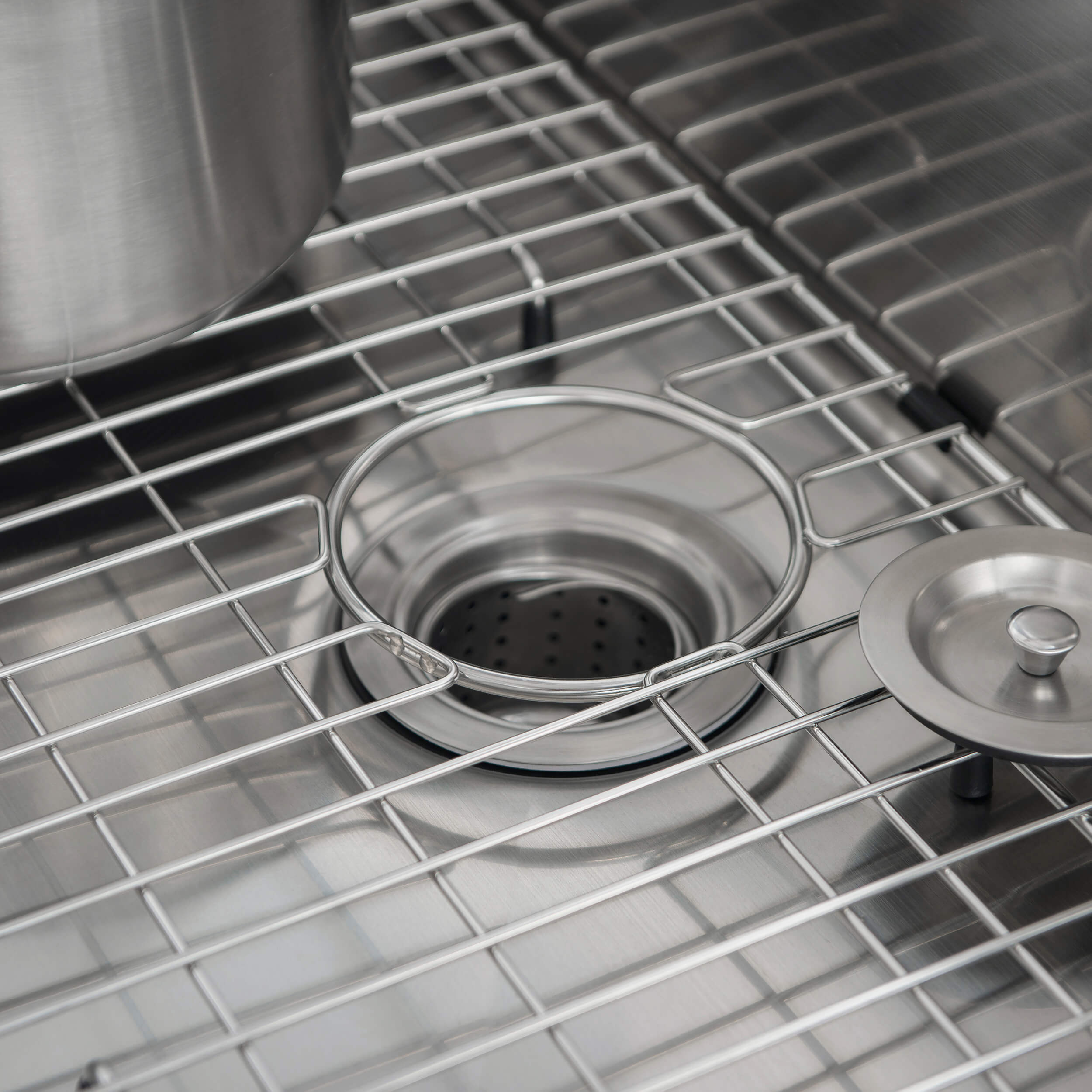 33" Undermount Single Bowl Stainless Steel Workstation Sink - C1-33ST