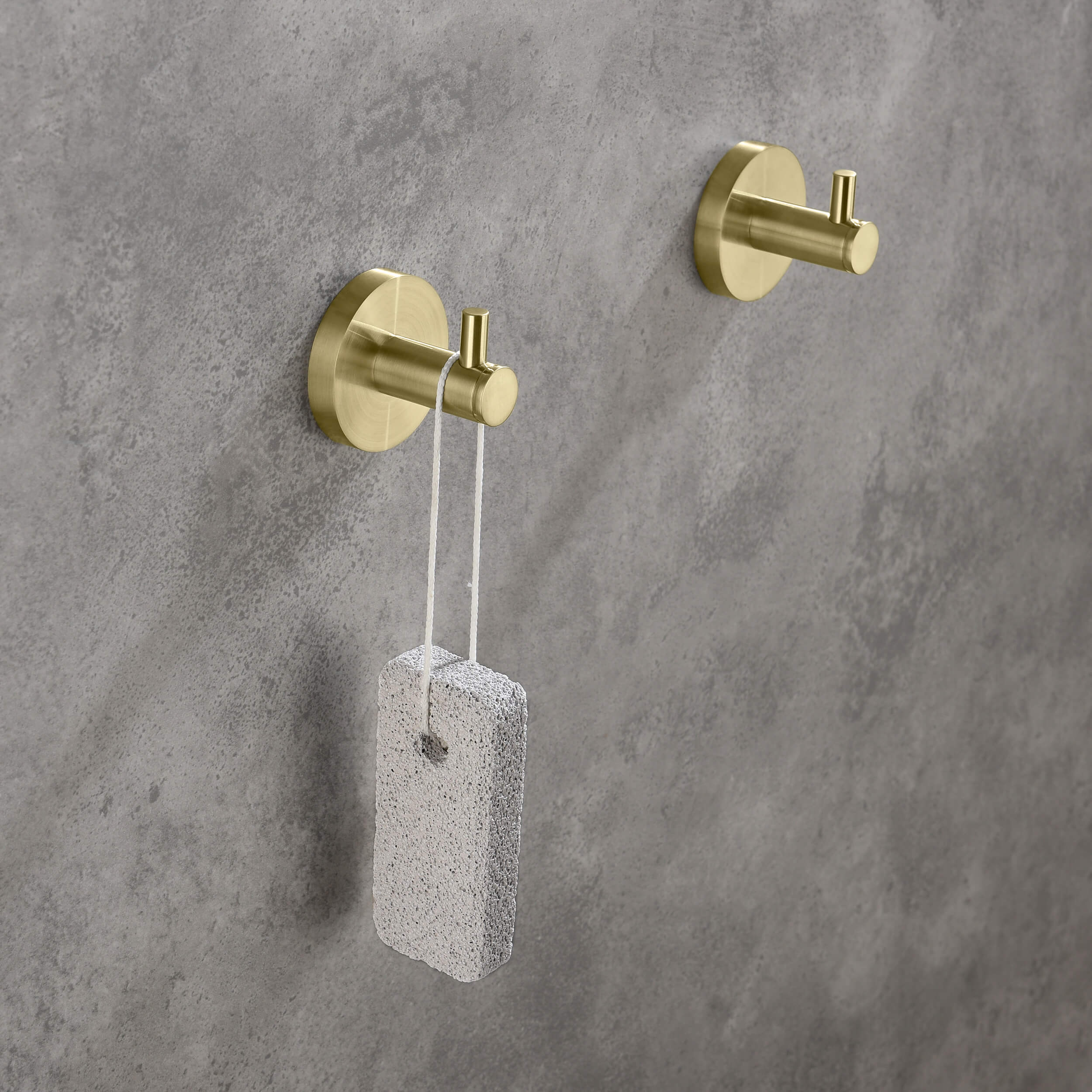 Halo Bathroom Towel & Robe Hook 3 Count - CBA-1401 - 3PC