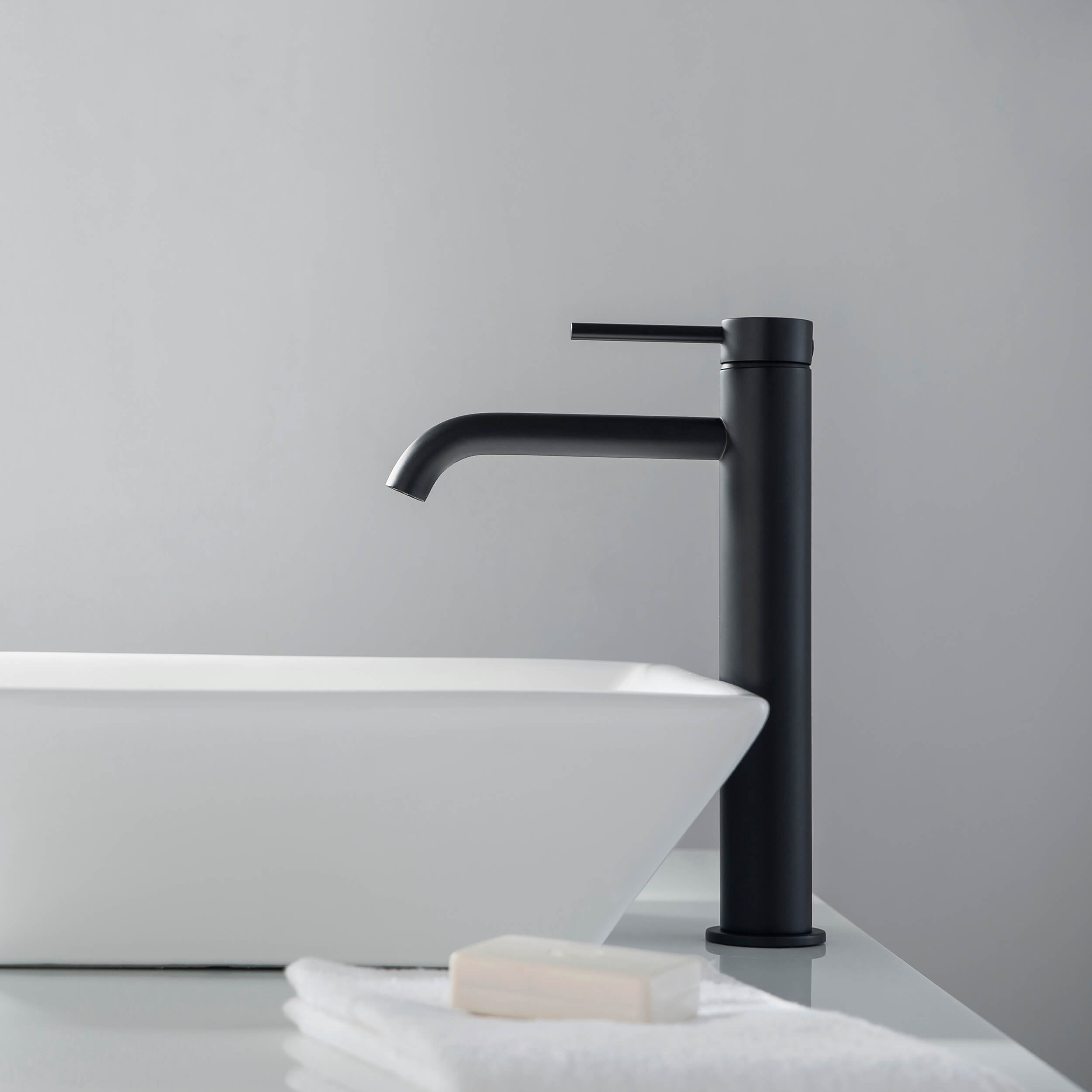 Halo Single Handle Bathroom Vessel Sink Faucet with Pop Up Drain - CBF-1009