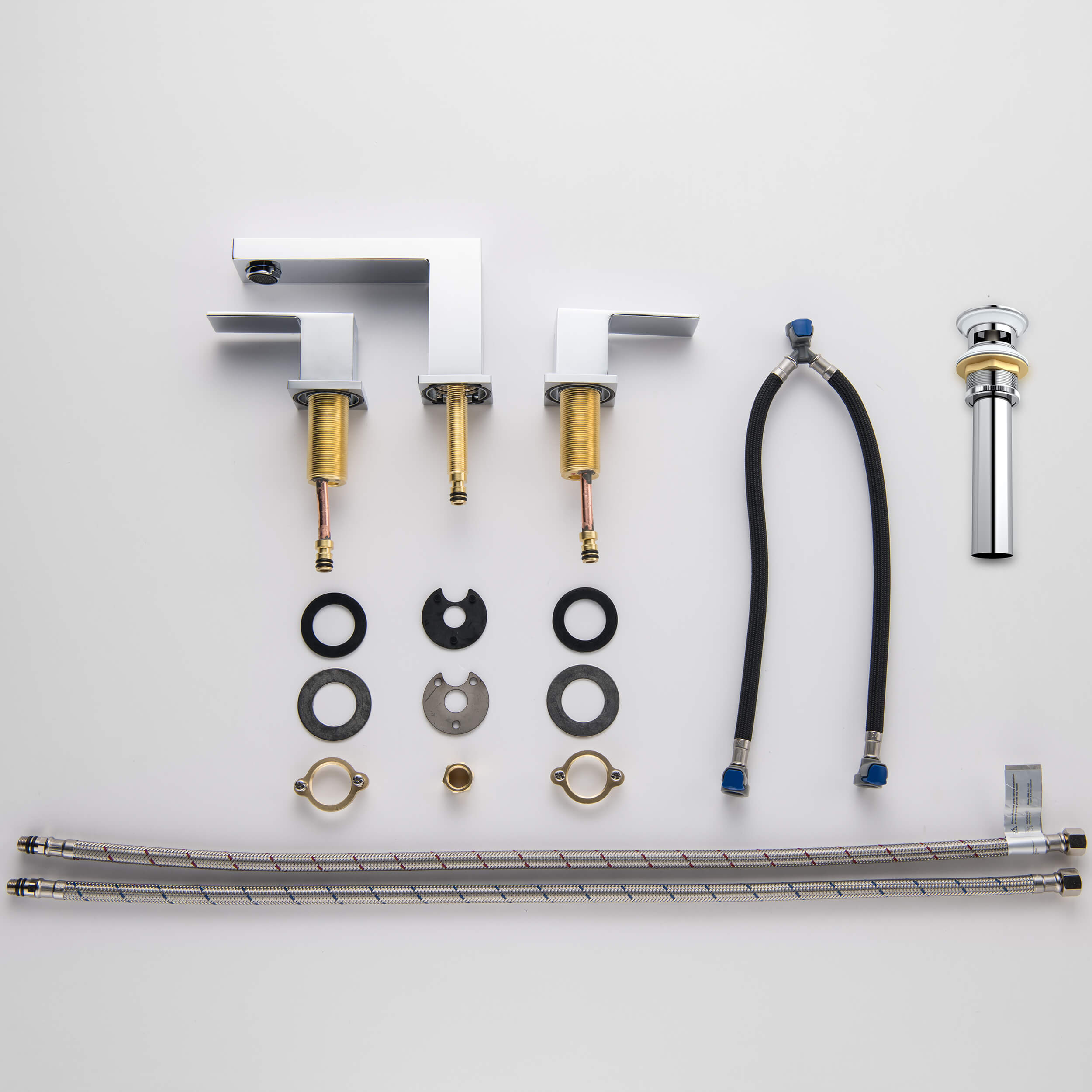 Quadra 8" Widespread Bathroom Sink Faucet with Drain Assembly - CBF-1024