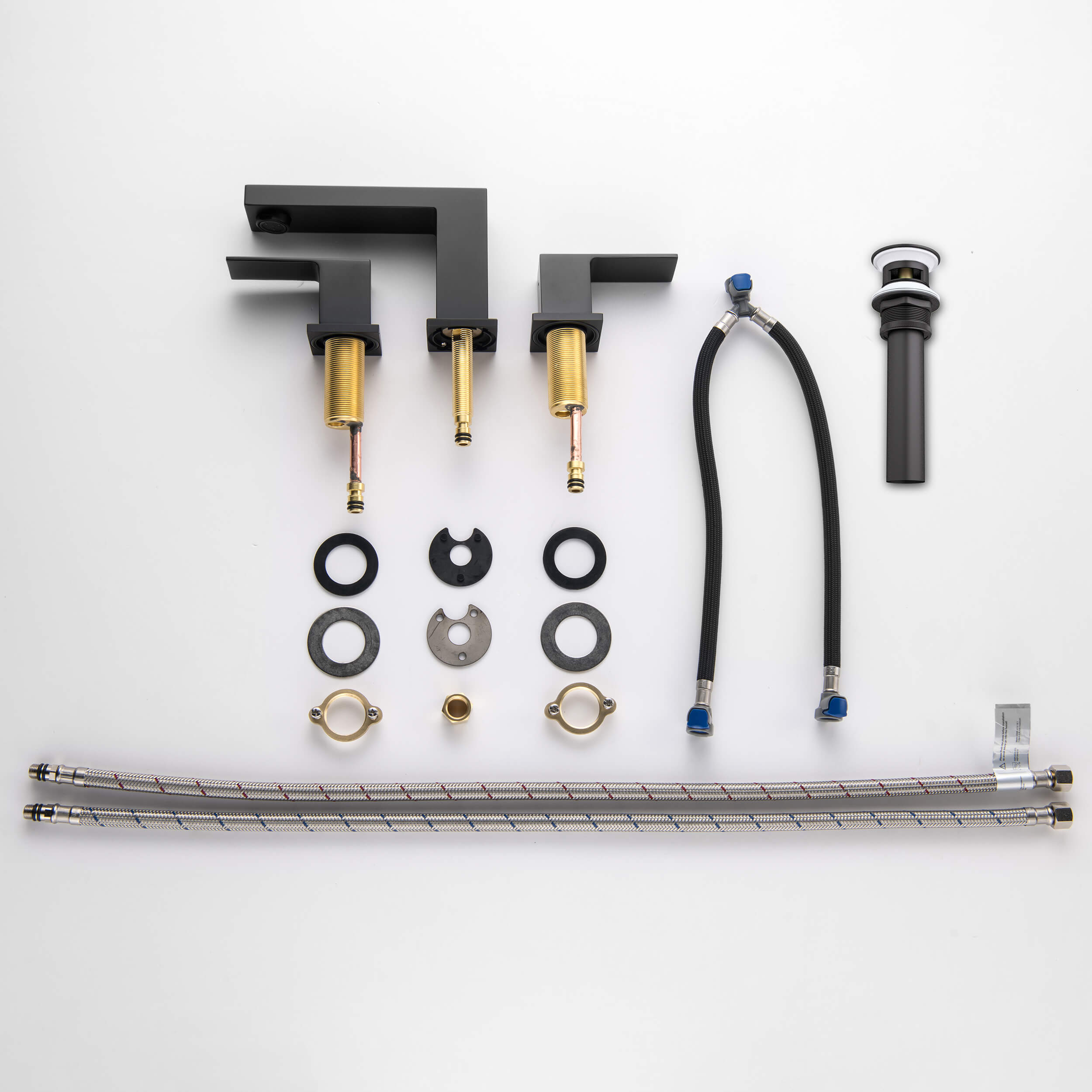 Quadra 8" Widespread Bathroom Sink Faucet with Drain Assembly - CBF-1024