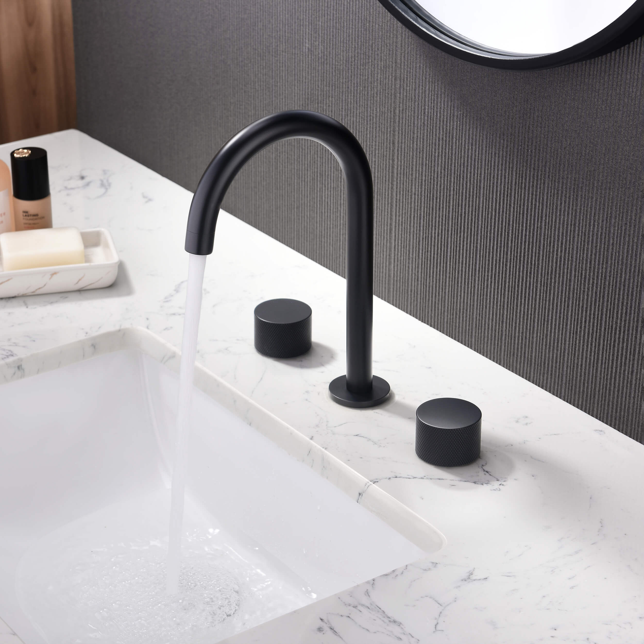 Verona 8" Widespread Bathroom Sink Faucet with Drain Assembly - CBF-1026