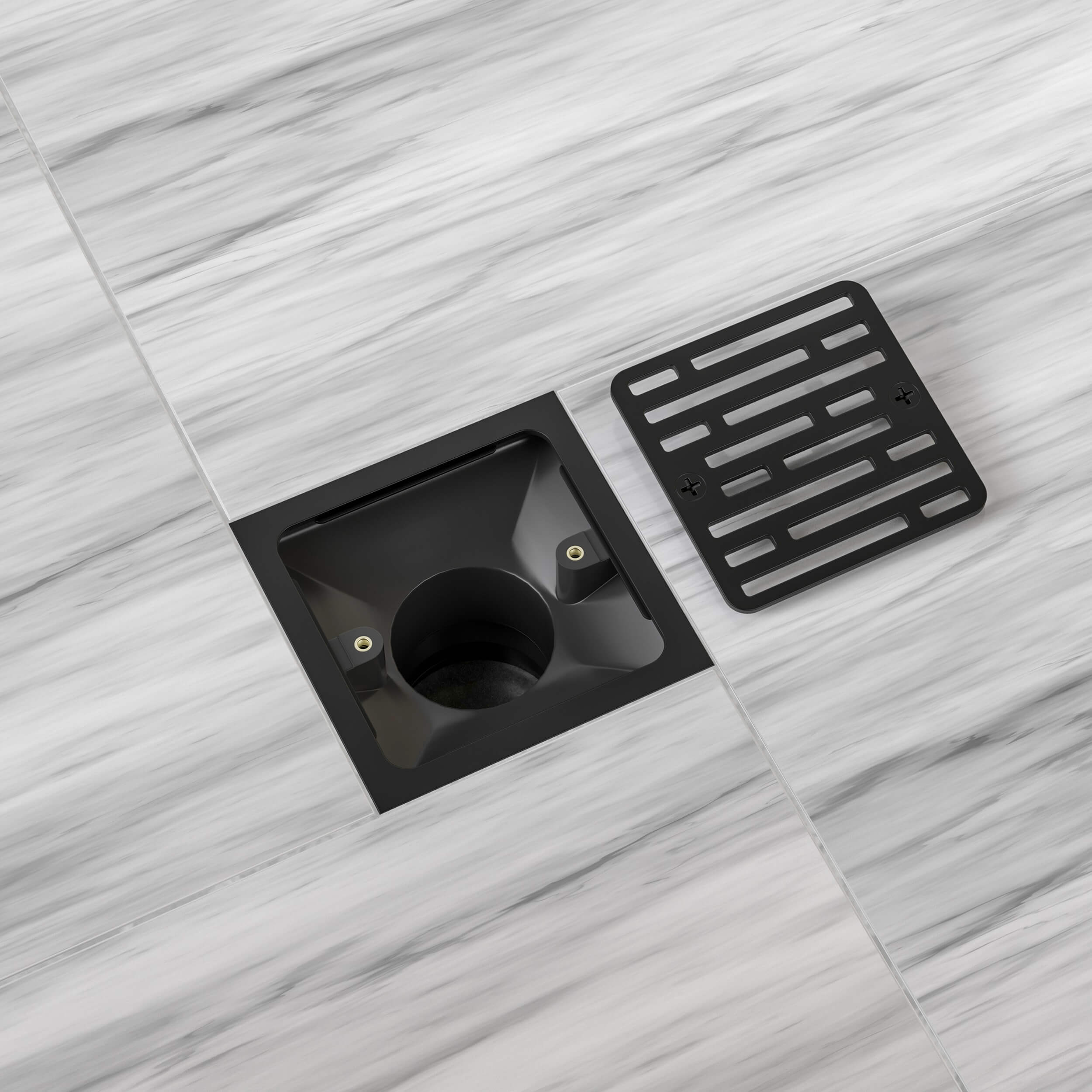 Casa 4" Tile-In Shower Drain - CFD-0403