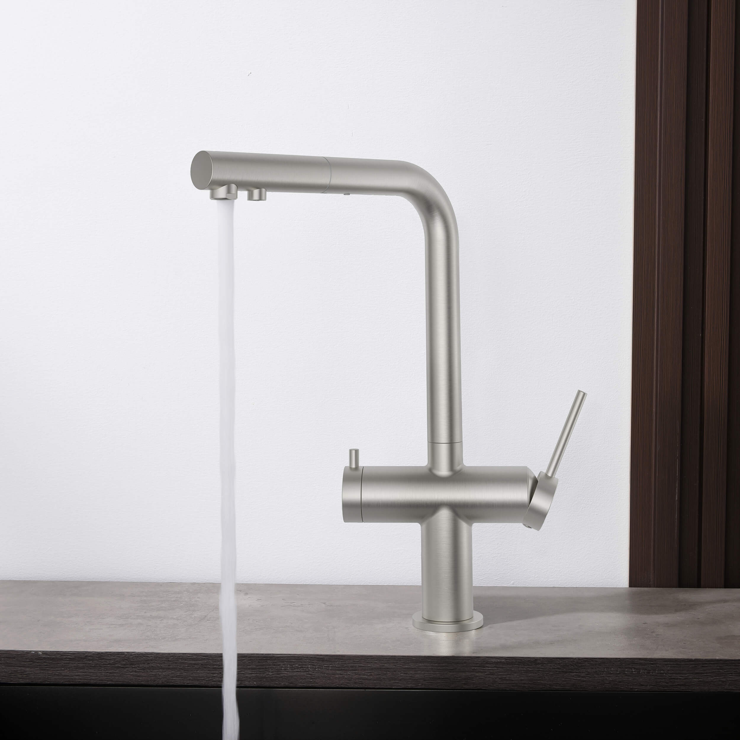 Halo 2-in-1 Pull Out Kitchen Filtration Faucet - CFF-502