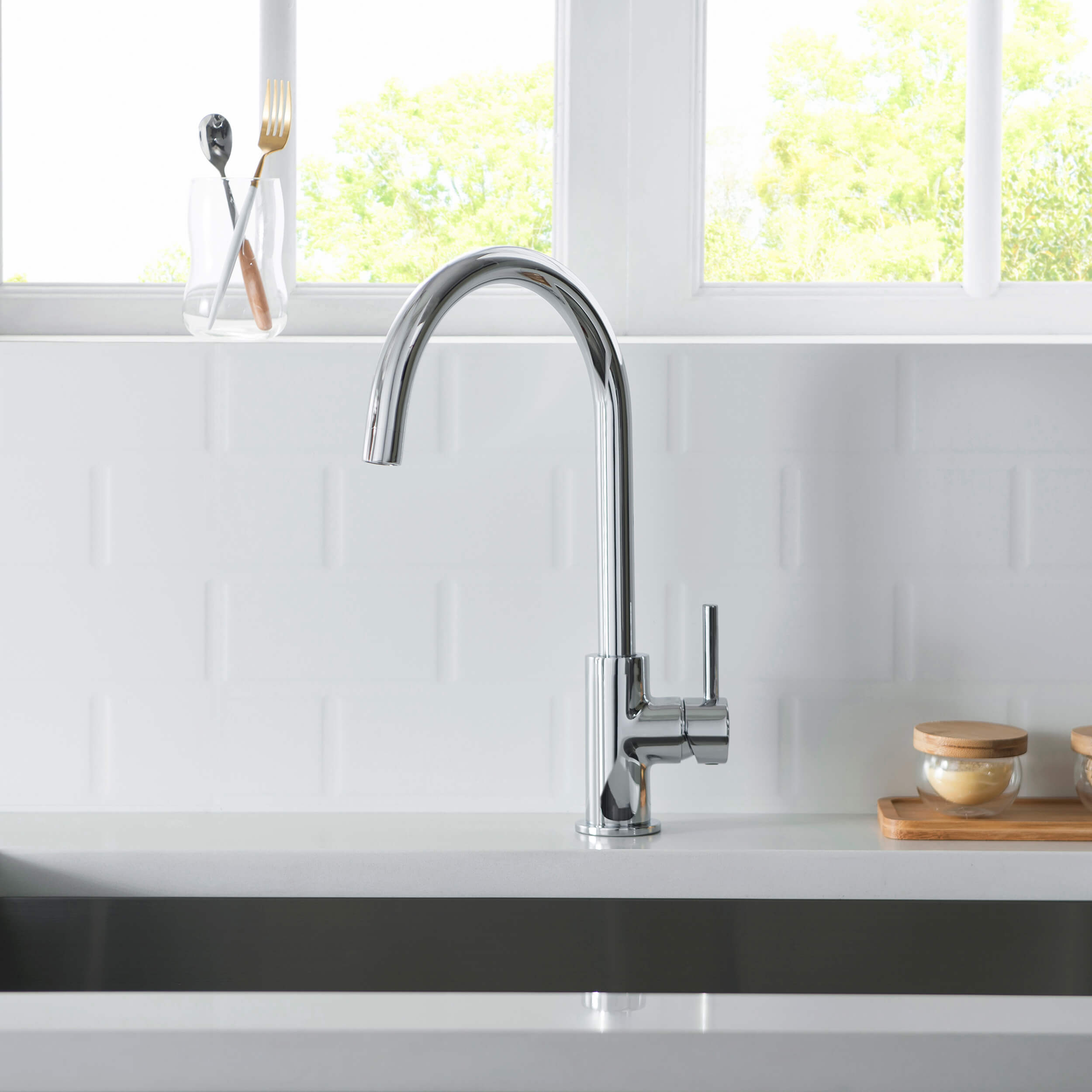 Halo Single Handle Bar Sink Faucet - CKF-2001