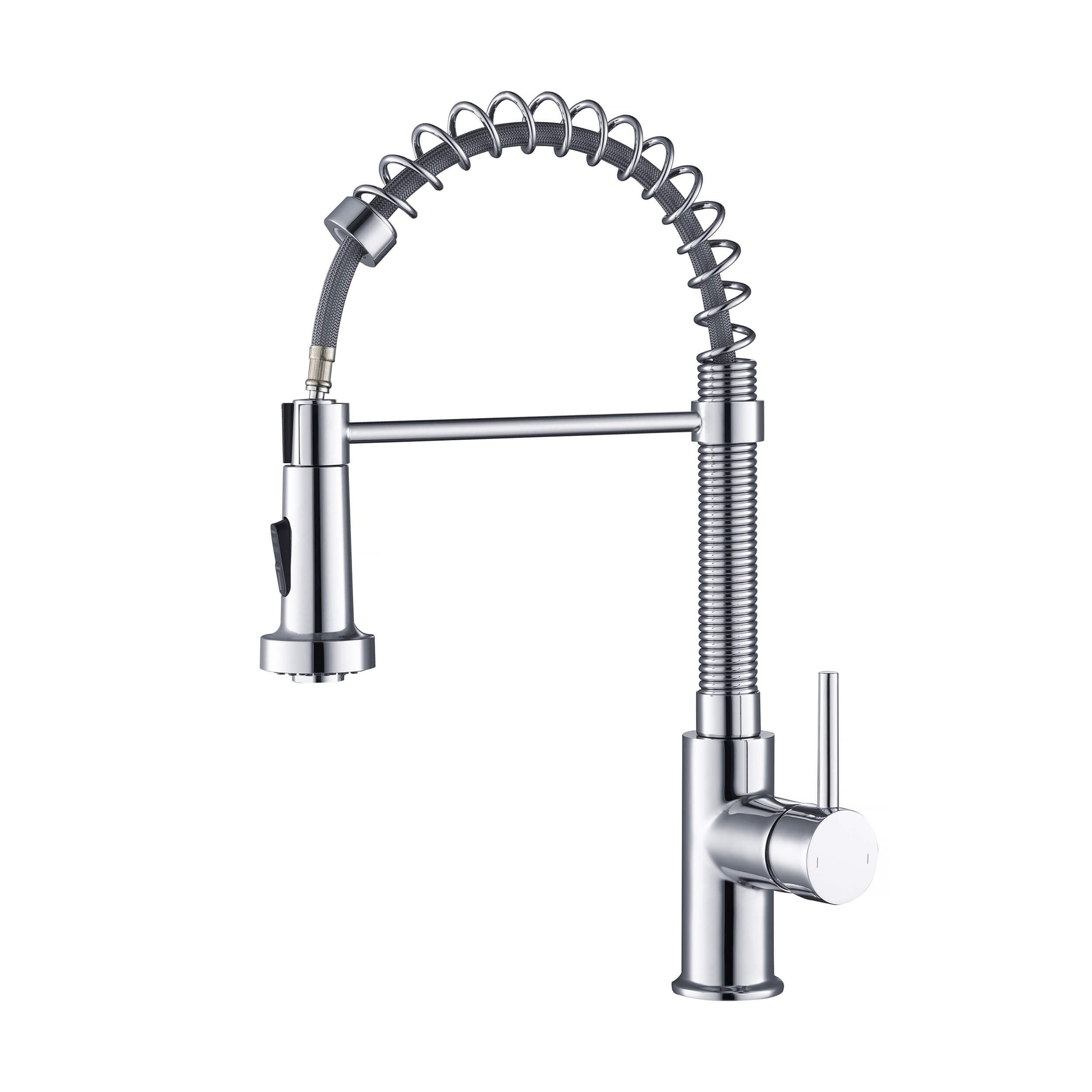 Genova Commercial Style Single Handle Pull Down Kitchen Sink Faucet - CKF-2003