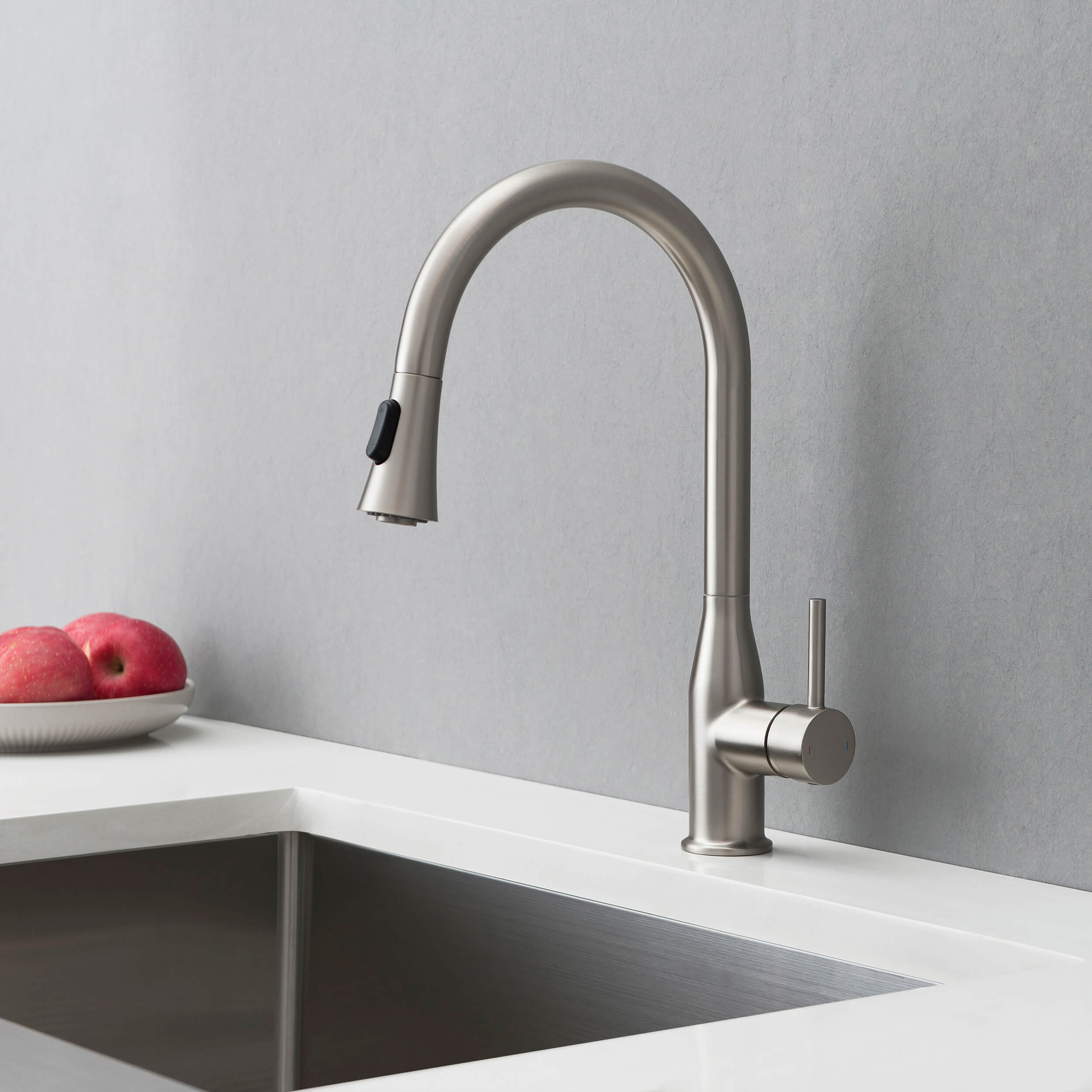 Mesa Single Handle Pull Down Kitchen Sink Faucet - CKF-2005