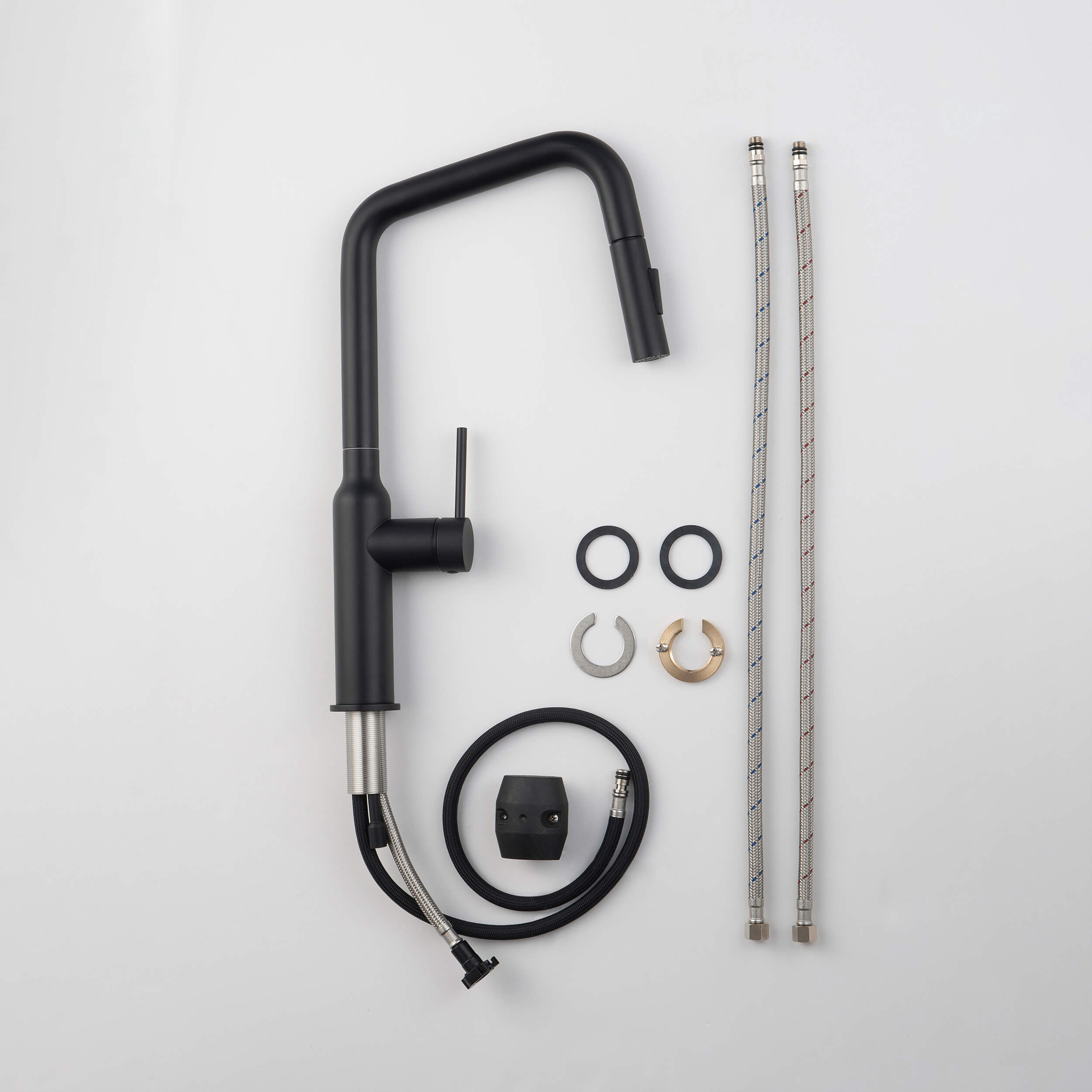 Tampa Single Handle Pull Down Kitchen Sink Faucet - CKF-2007