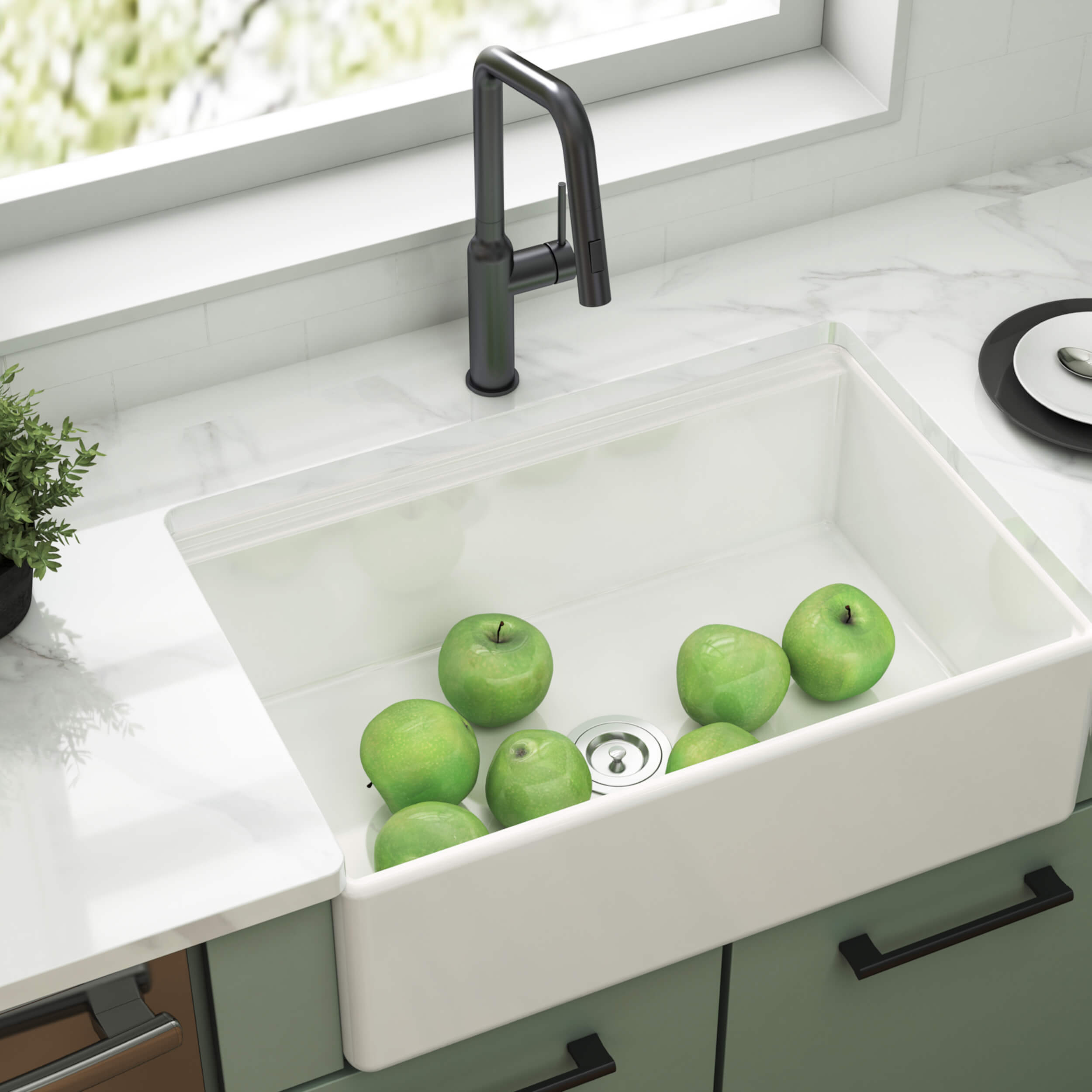 Tampa Single Handle Pull Down Kitchen Sink Faucet - CKF-2007