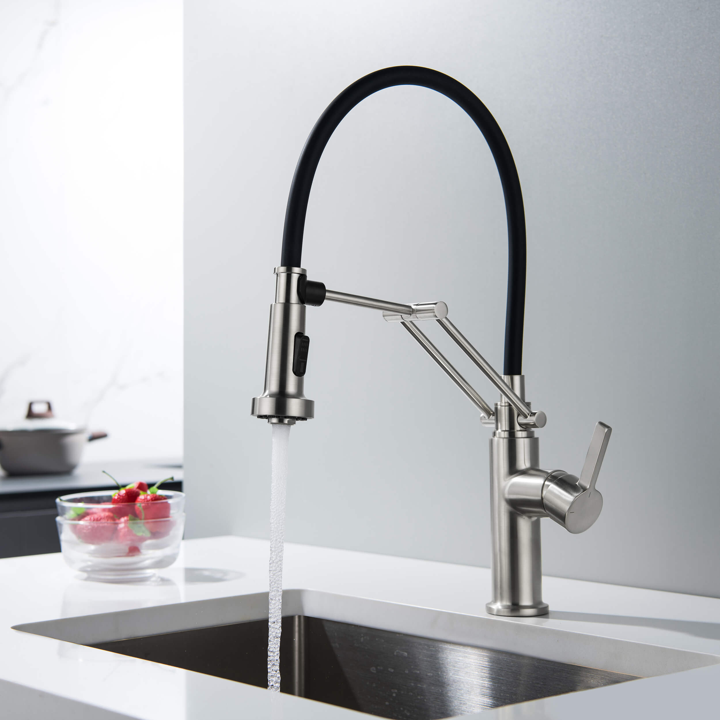 Vista Single Handle Pull Down Kitchen Faucet - CKF-2014